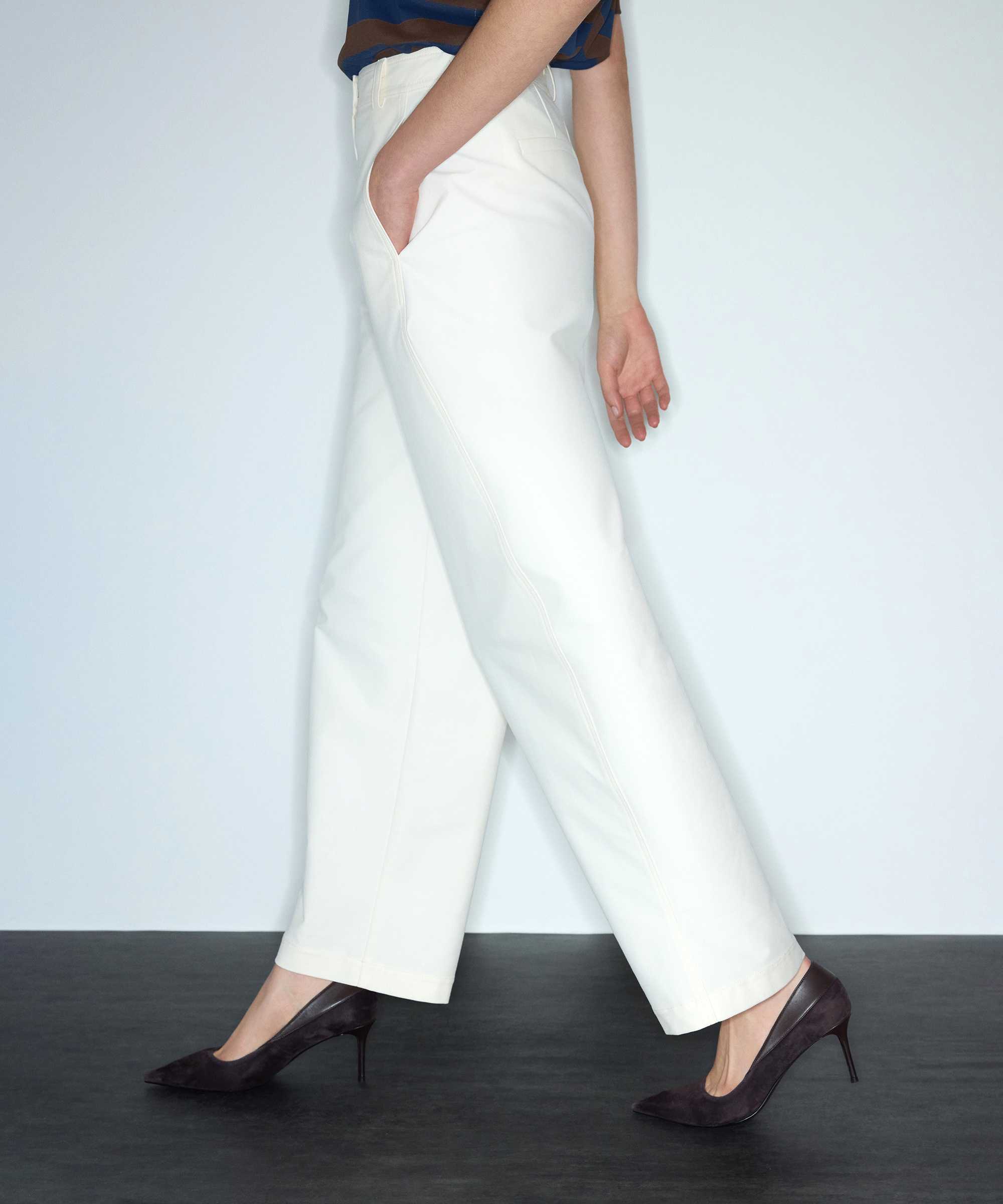 Cepli barrel fit pantolon - IW6260003213AB1 - Yağ Pantolon