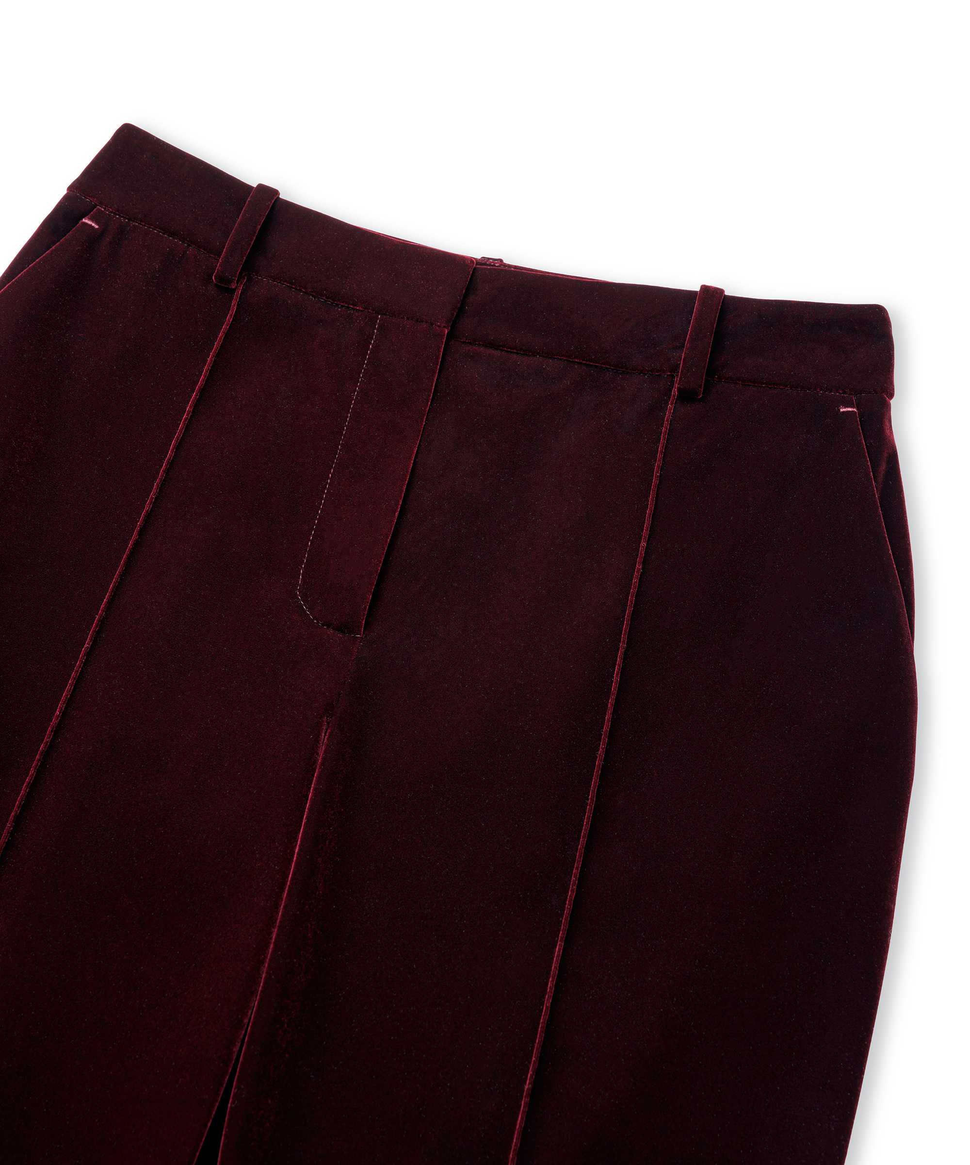 Kadife pantolon - IW6260003239008 - Mürdüm Pantolon