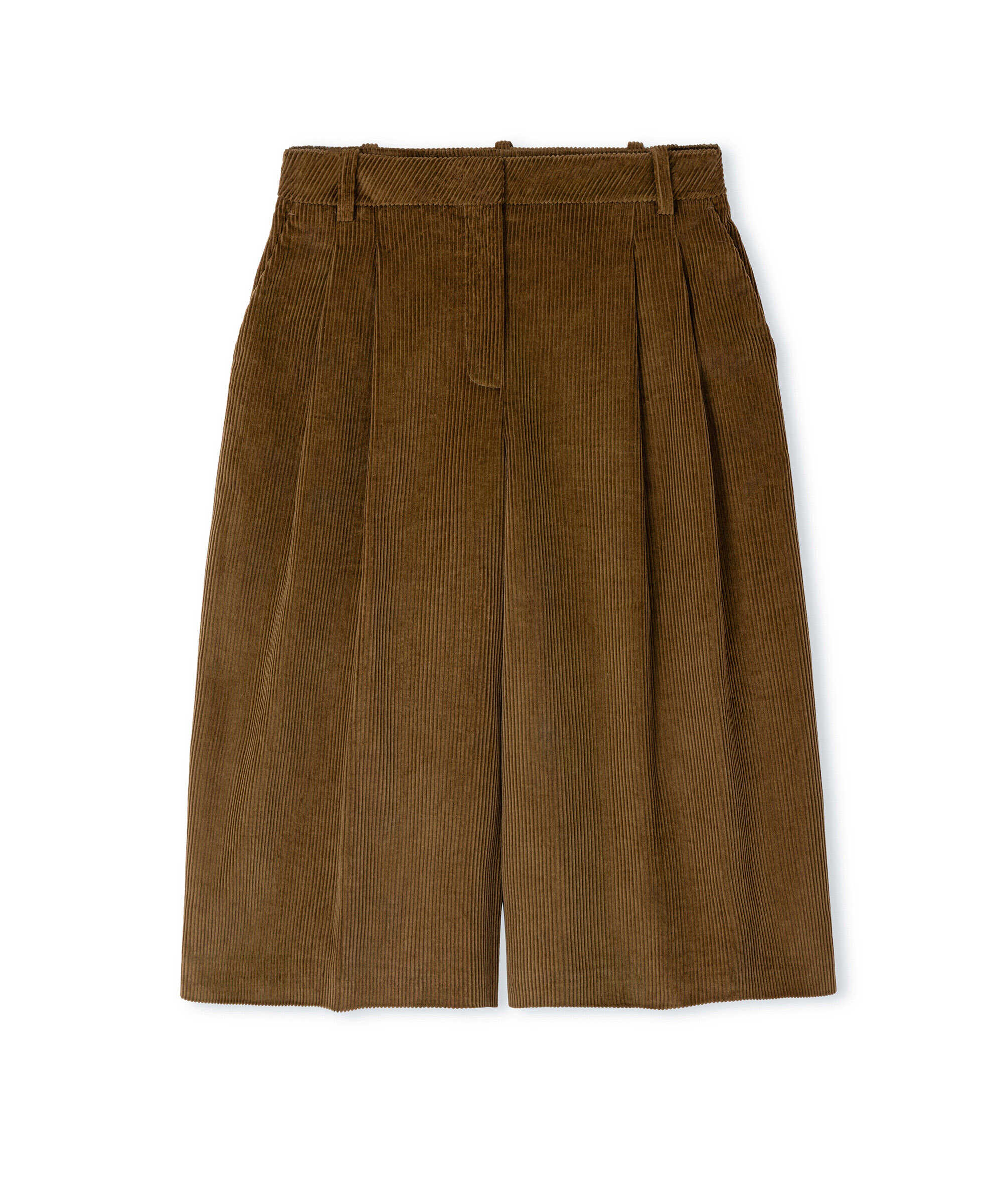 Kadife bermuda - IW6260003280022 - Haki Pantolon