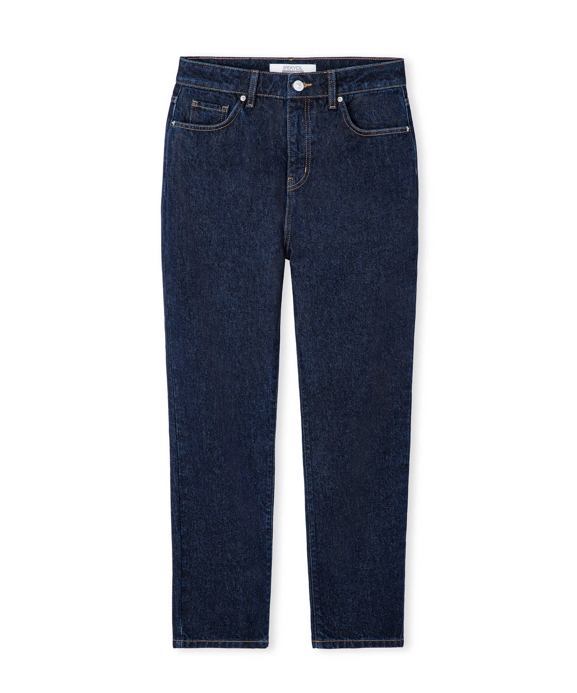 Mom fit jean pantolon - IW6260018009015 - Lacivert Jean Pantolon