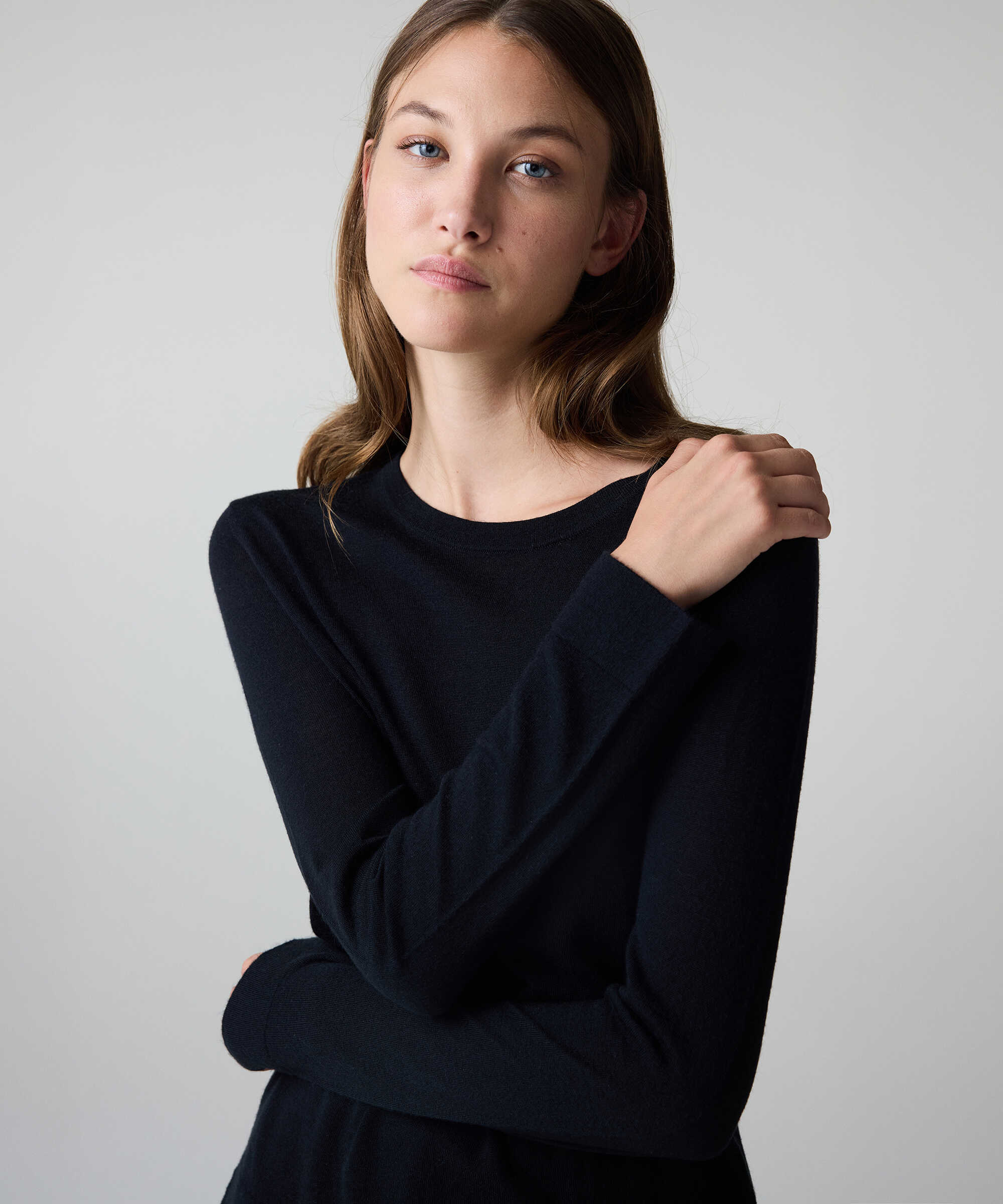 Yün içerikli basic triko - IW6260050047001 - Siyah Triko
