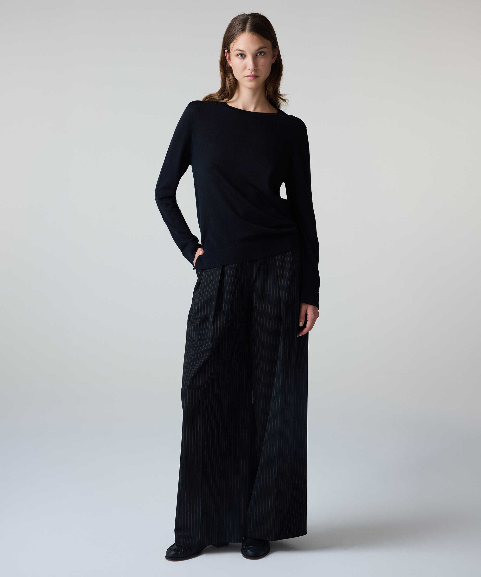 Yün içerikli basic triko - IW6260050047001 - Siyah Triko