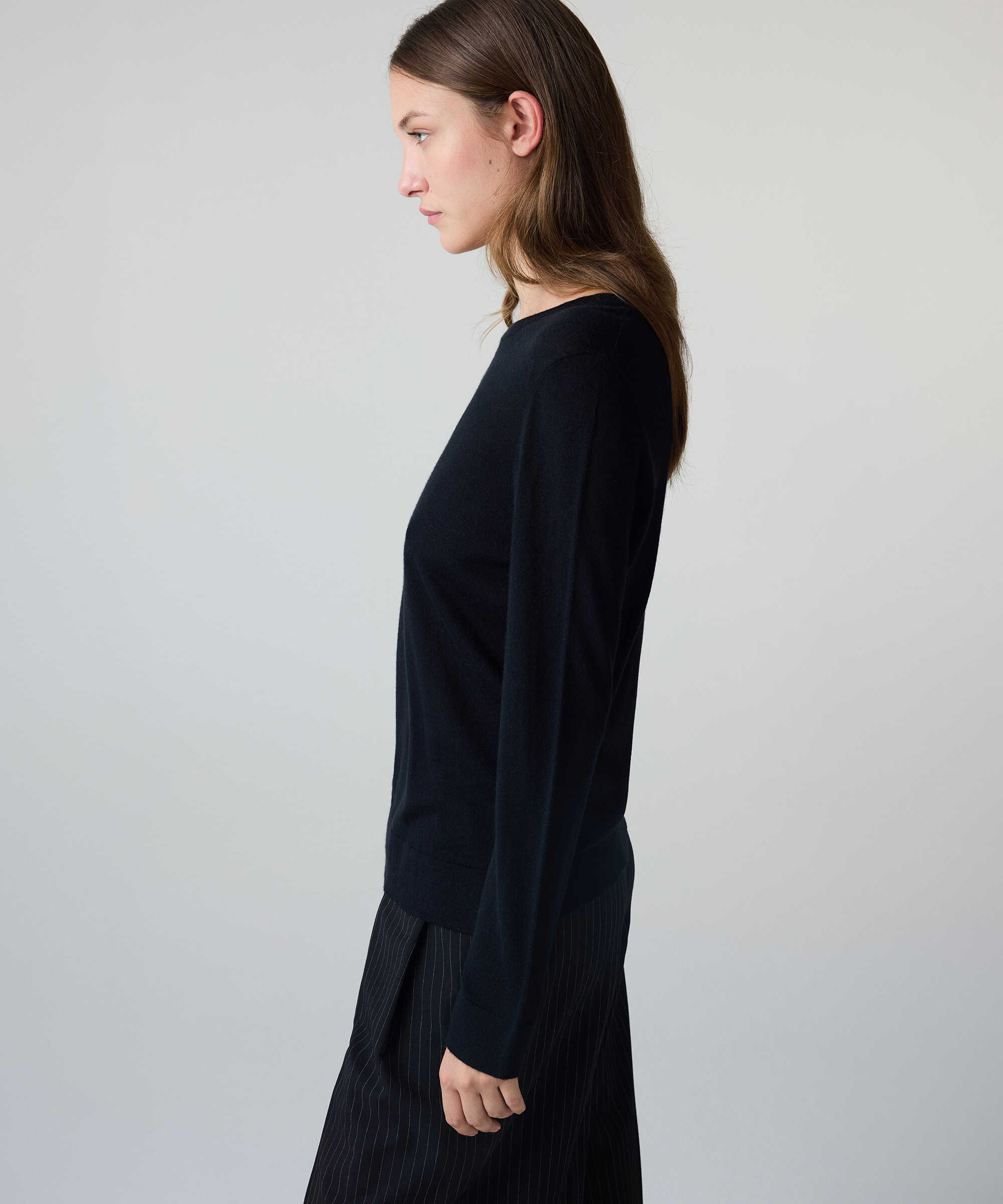 Yün içerikli basic triko - IW6260050047001 - Siyah Triko