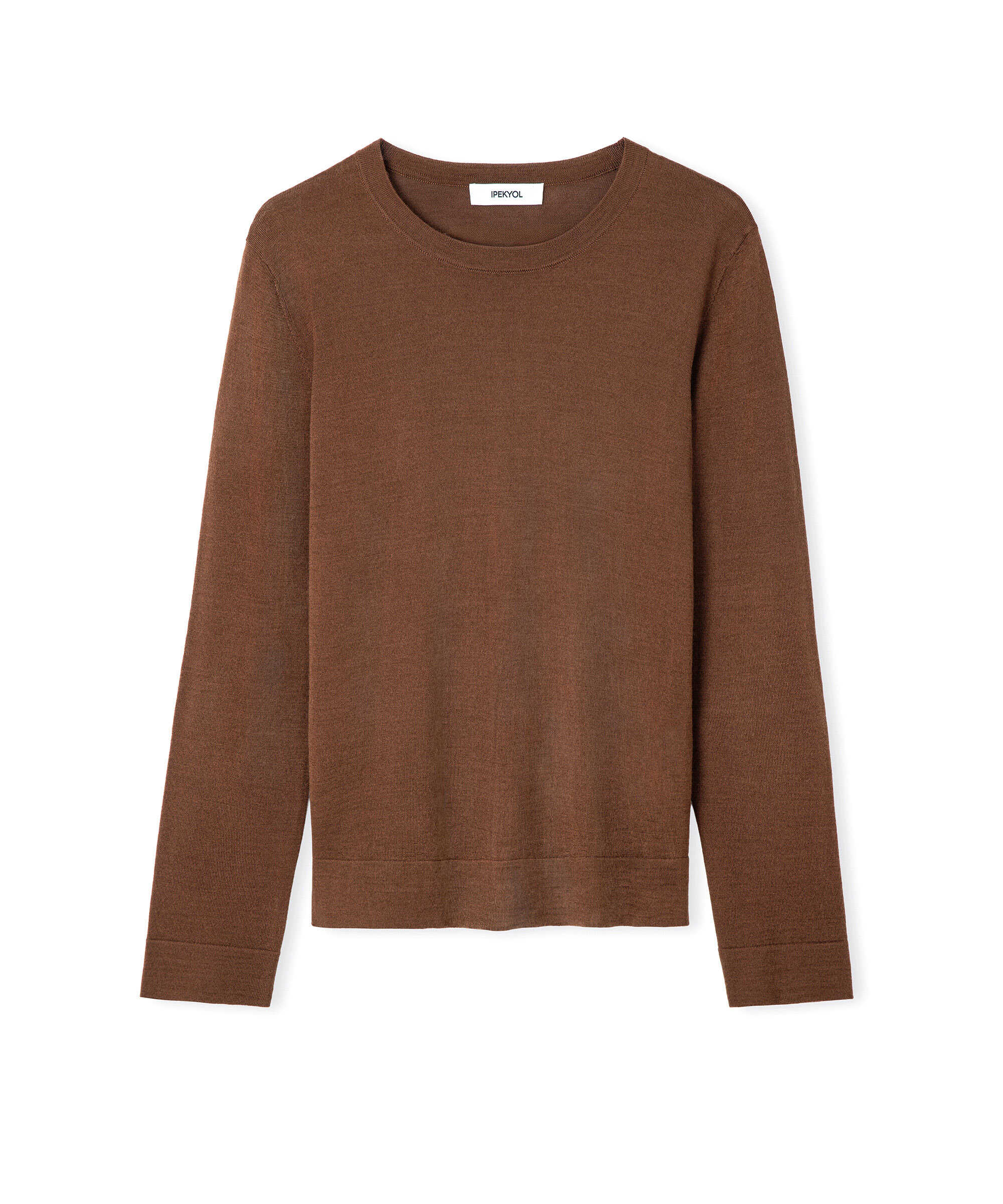 Yün içerikli basic triko - IW6260050047979 - Latte Triko