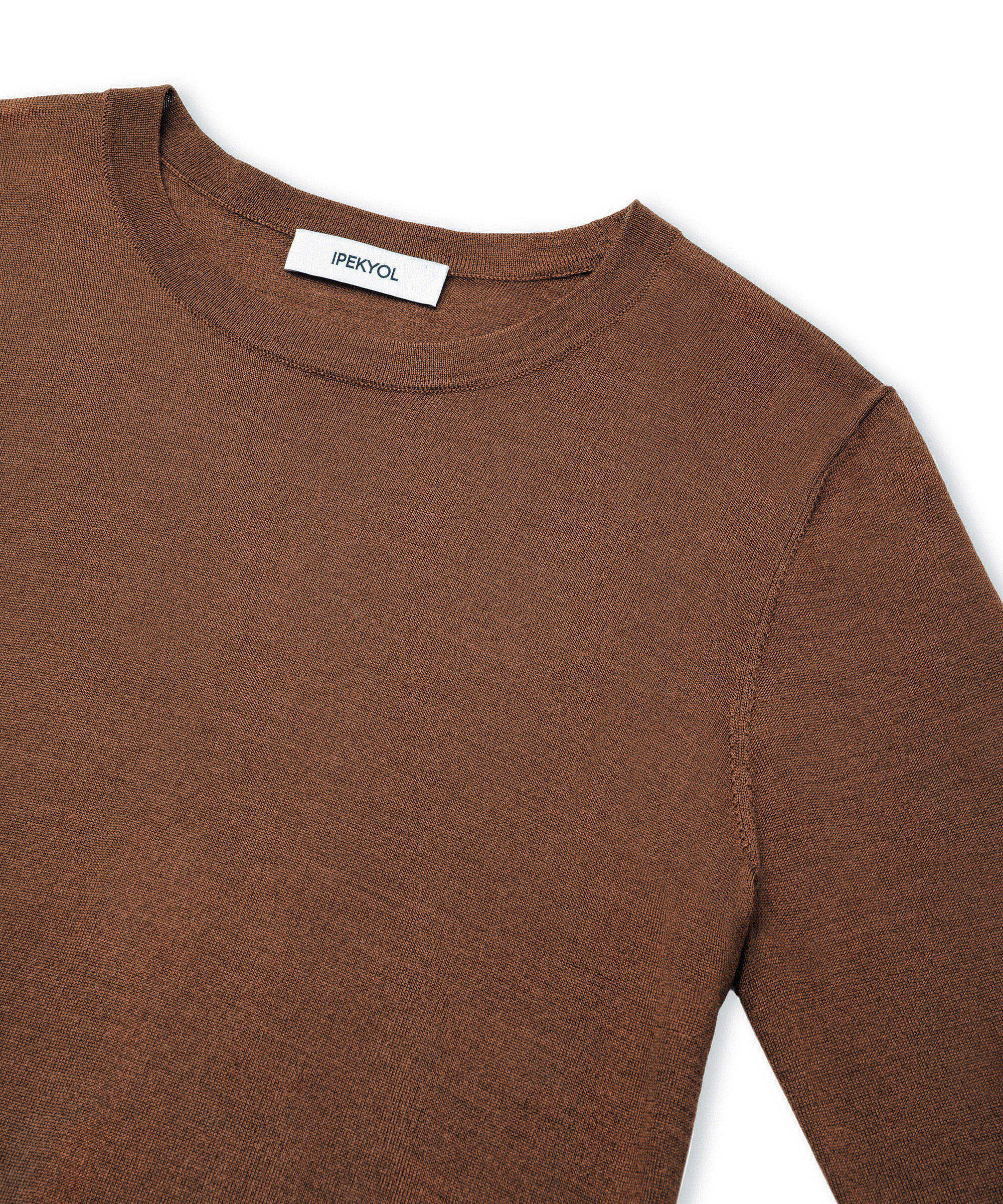 Yün içerikli basic triko - IW6260050047979 - Latte Triko