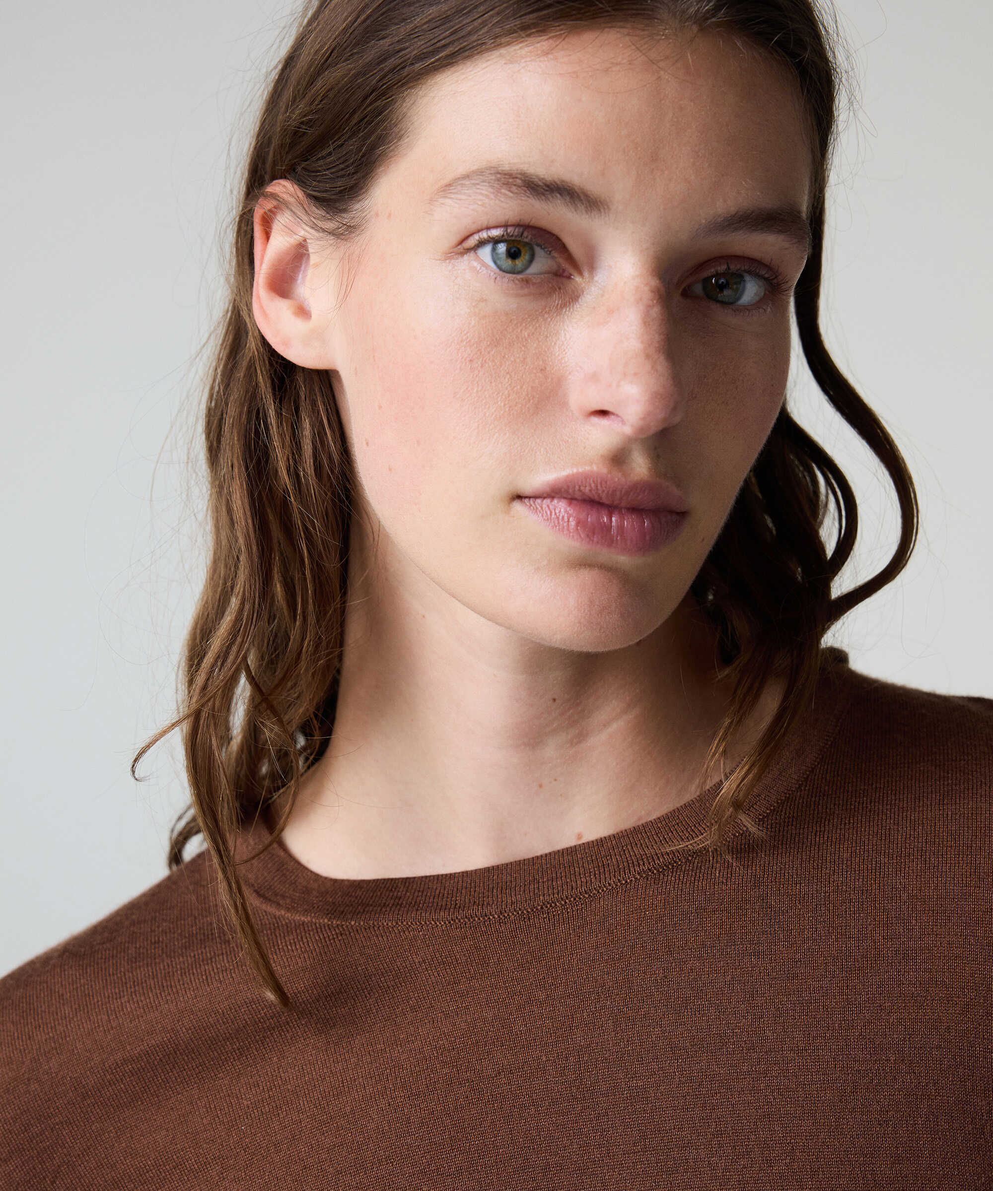 Yün içerikli basic triko - IW6260050047979 - Latte Triko