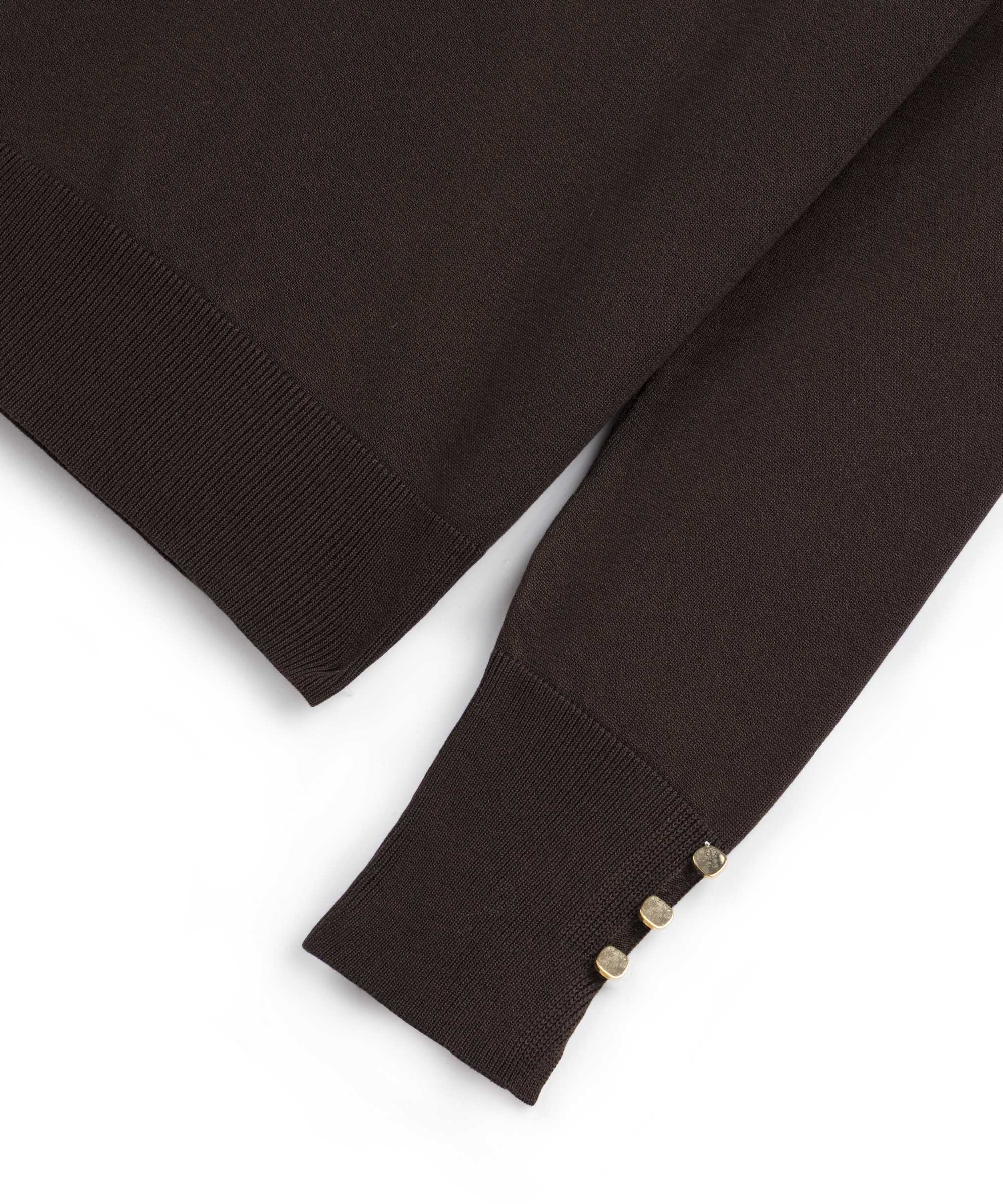 Basic triko - IW6260050133074 - Kahverengi Kazak | Triko