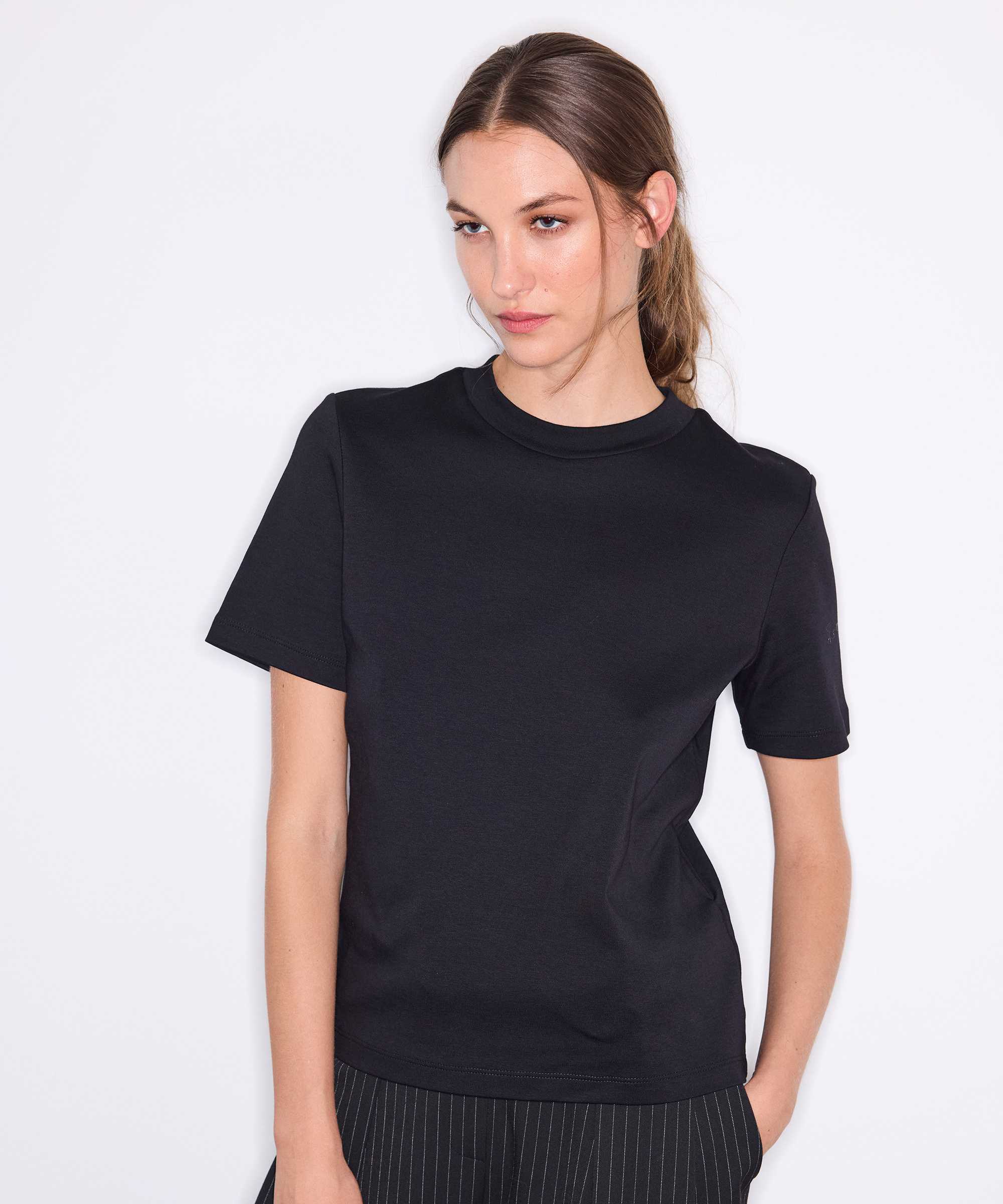 Basic tişört - IW6260070217001 - Siyah Tişört