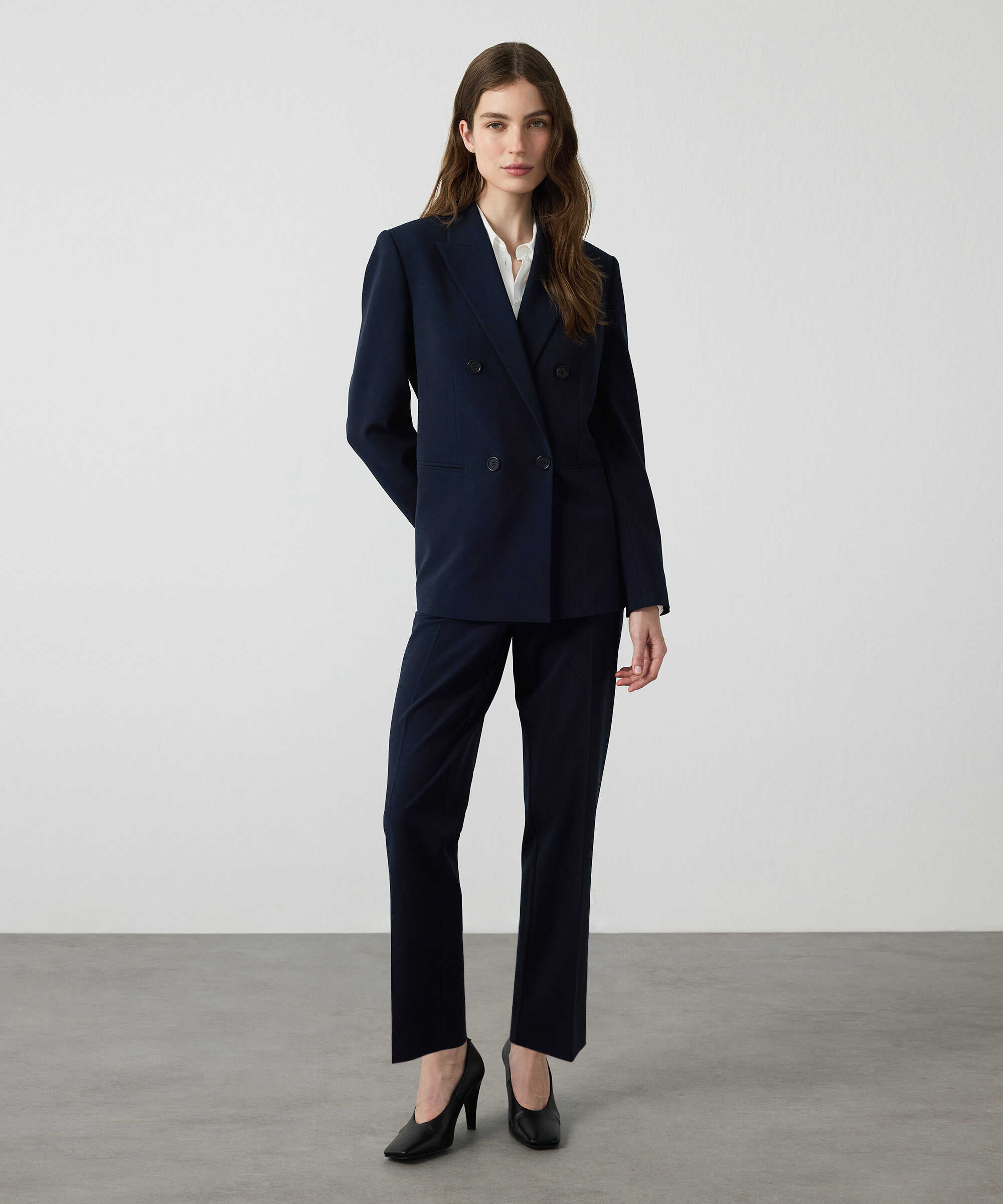 Kruvaze blazer - IW6260106102015 - Lacivert Blazer