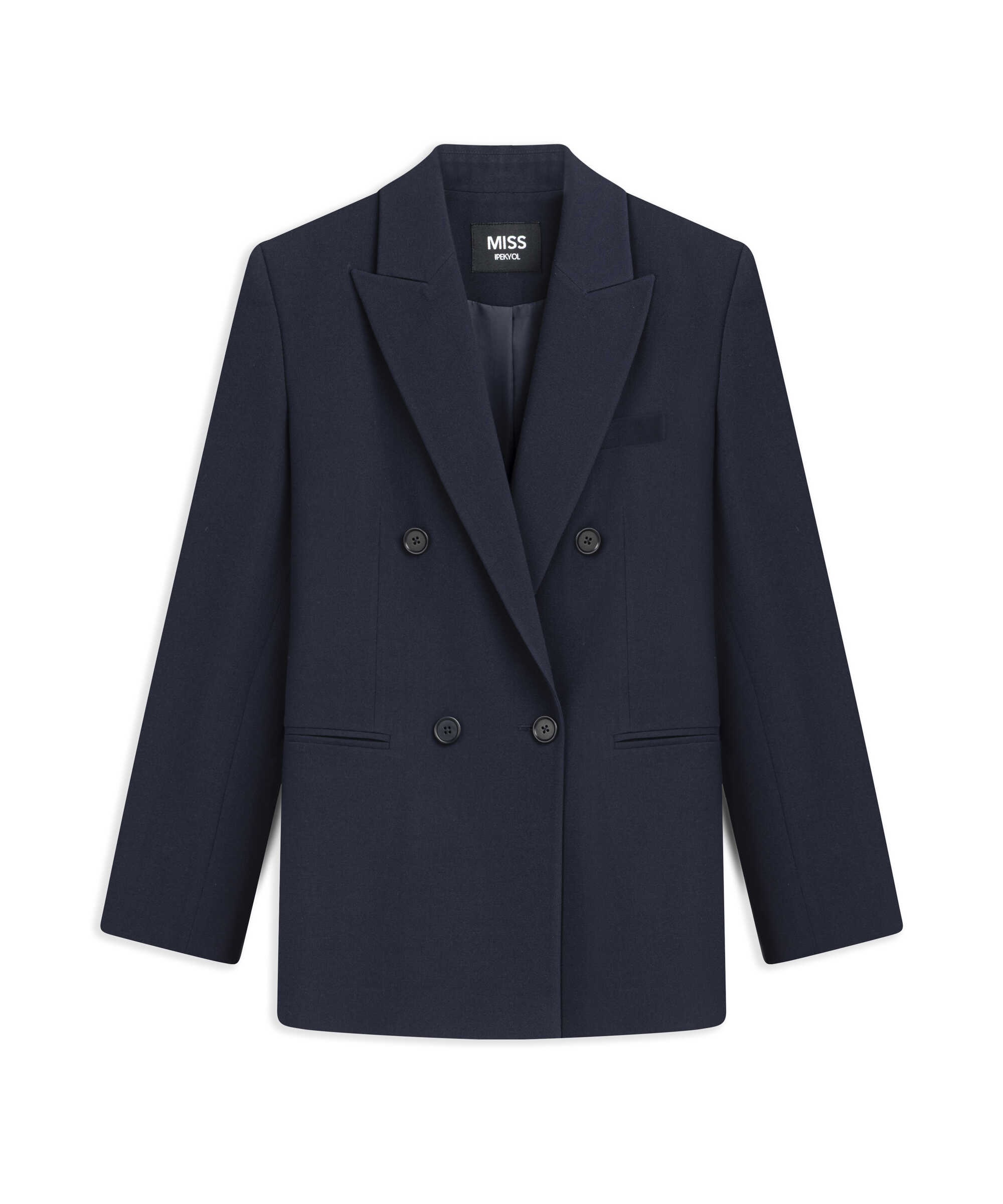 Kruvaze blazer - IW6260106102015 - Lacivert Blazer