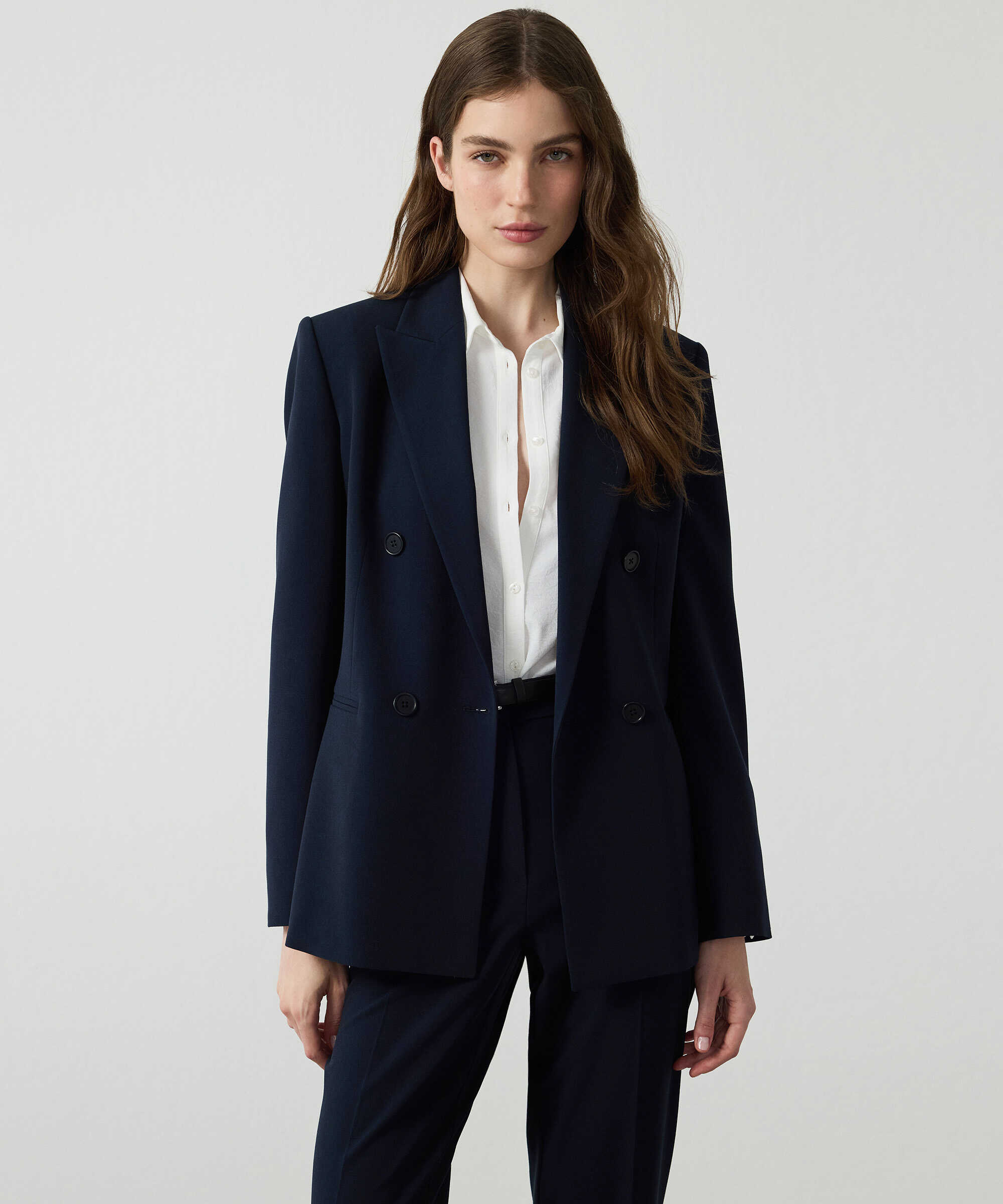 Kruvaze blazer - IW6260106102015 - Lacivert Blazer