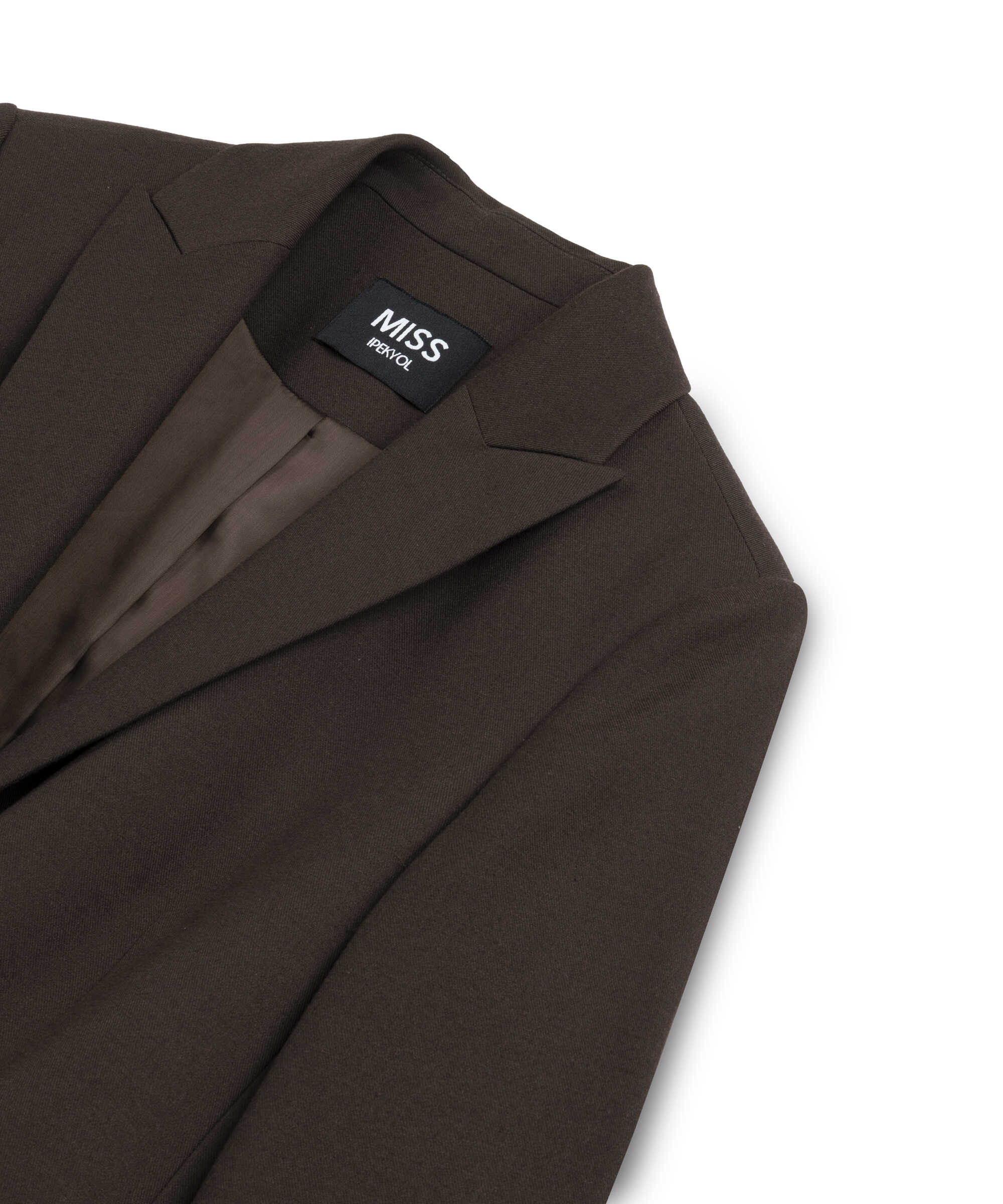 Vatkalı blazer - IW6260106106074 - Kahverengi Blazer