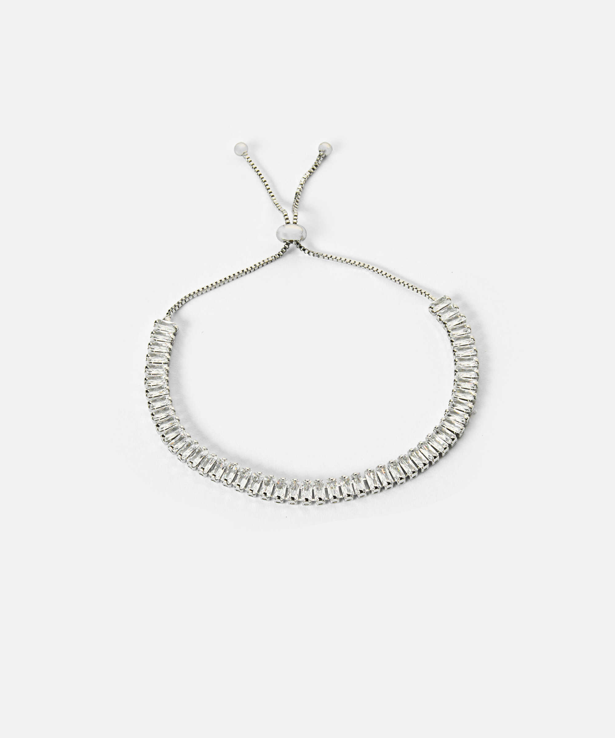 Zirkon taşlı bileklik - IW6260061020122 - Gümüş Bilezik