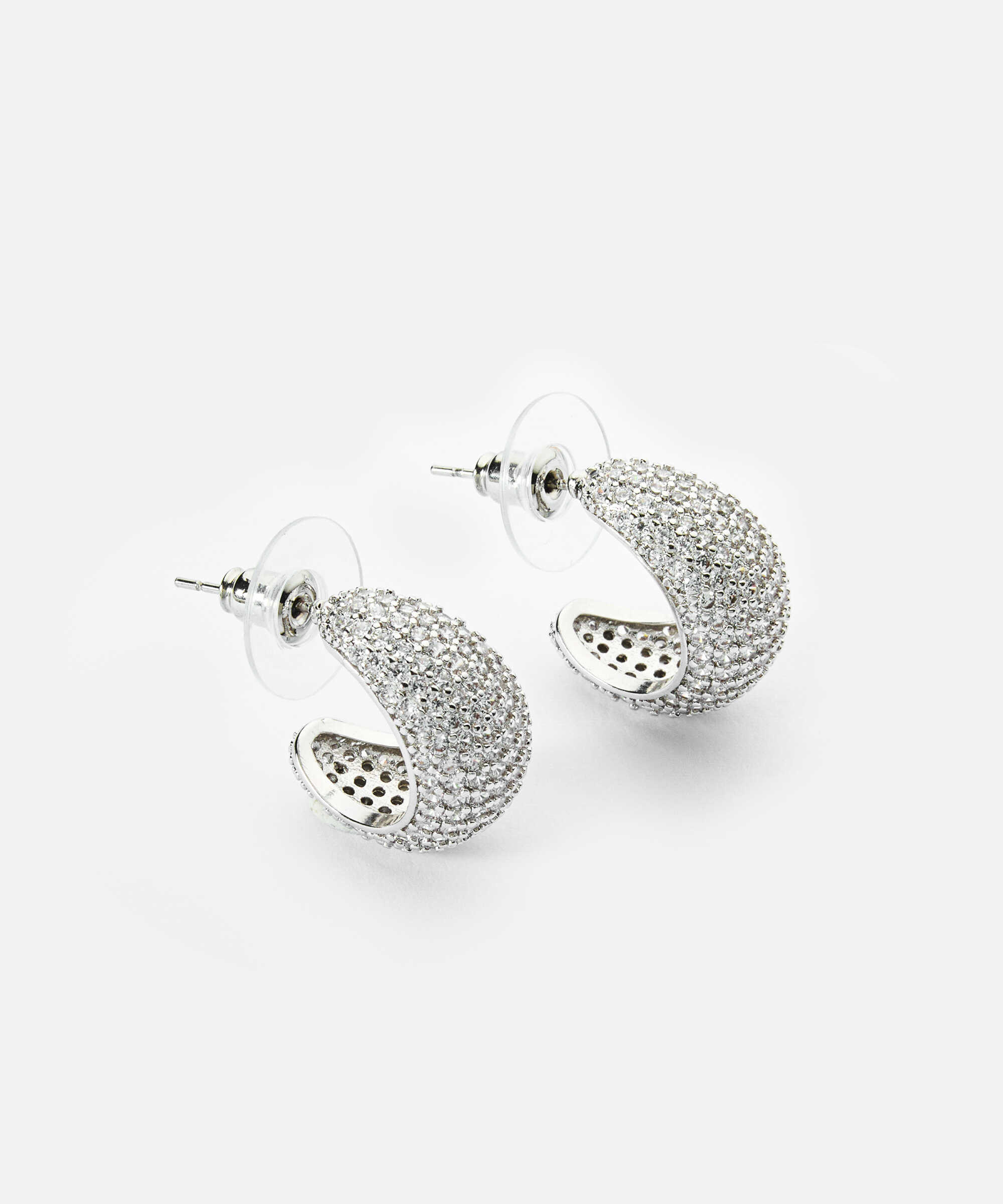 Zirkon taşlı küpe - IW6260068089122 - Gümüş Küpe