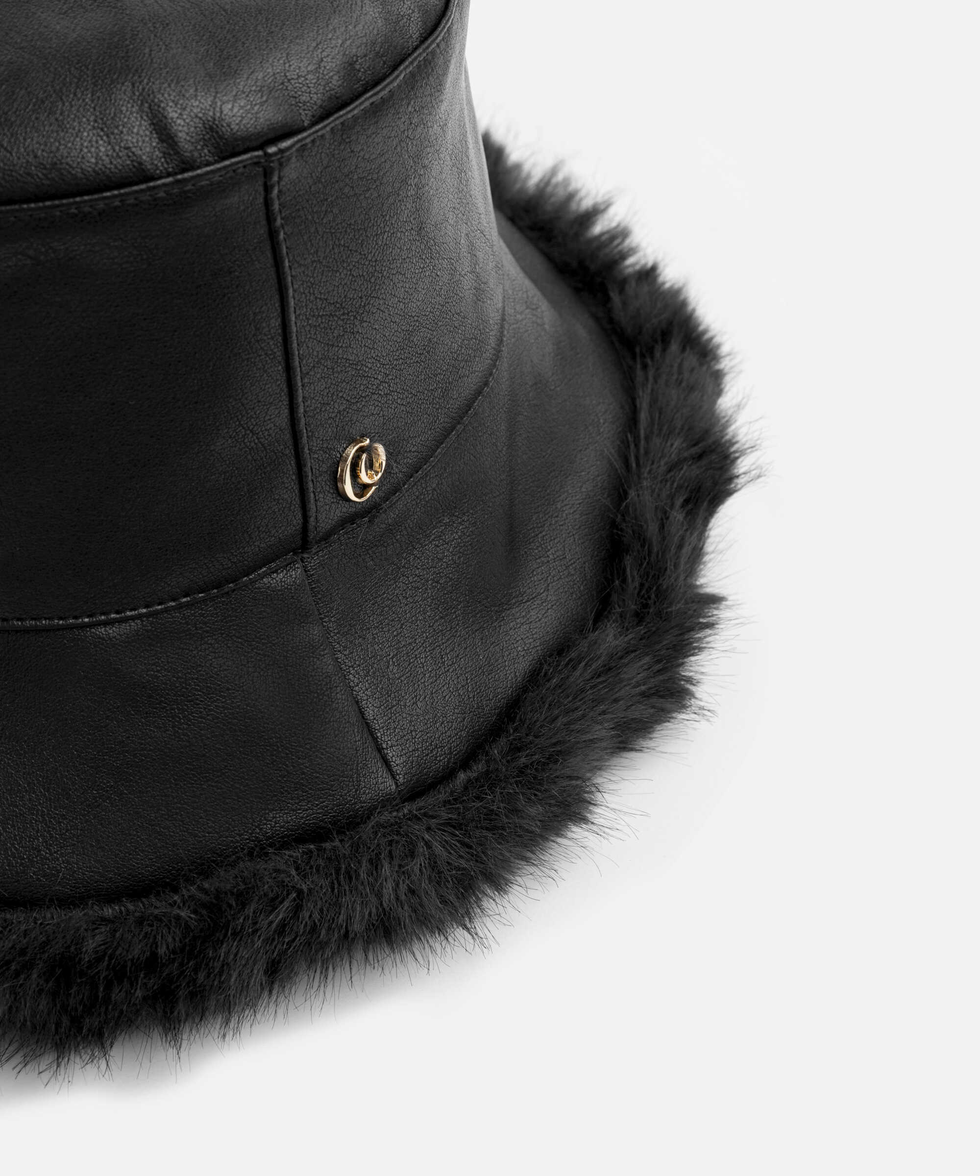 Çift taraflı bucket şapka - IW6260077020001 - Siyah Şapka