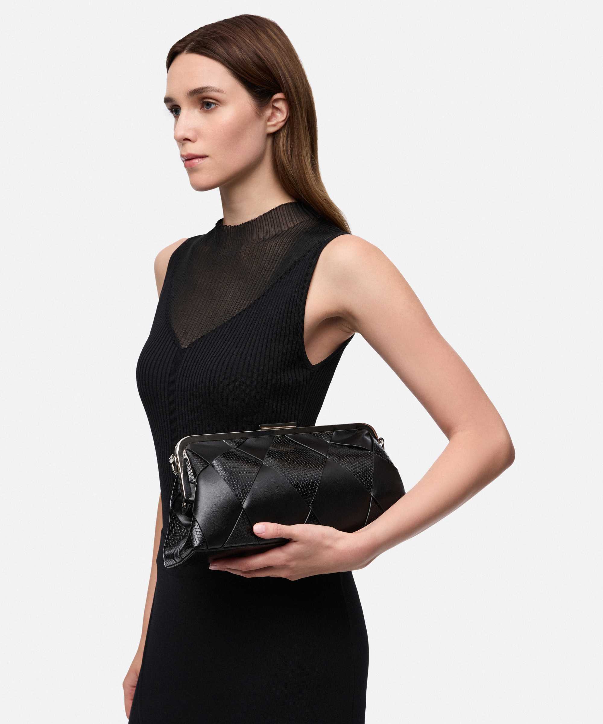 Knotwise clutch - IW6260121006001 - Siyah Clutch