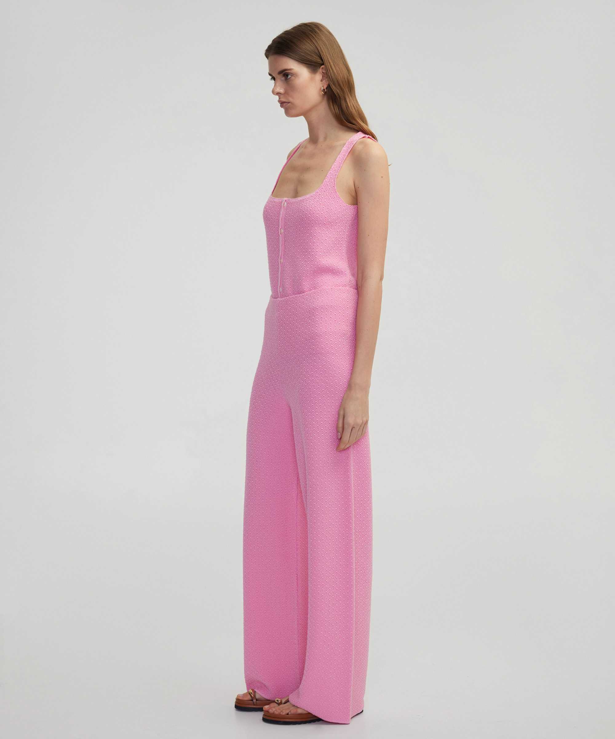 Triko pantolon - IS1250003163033 - Pembe Pantolon