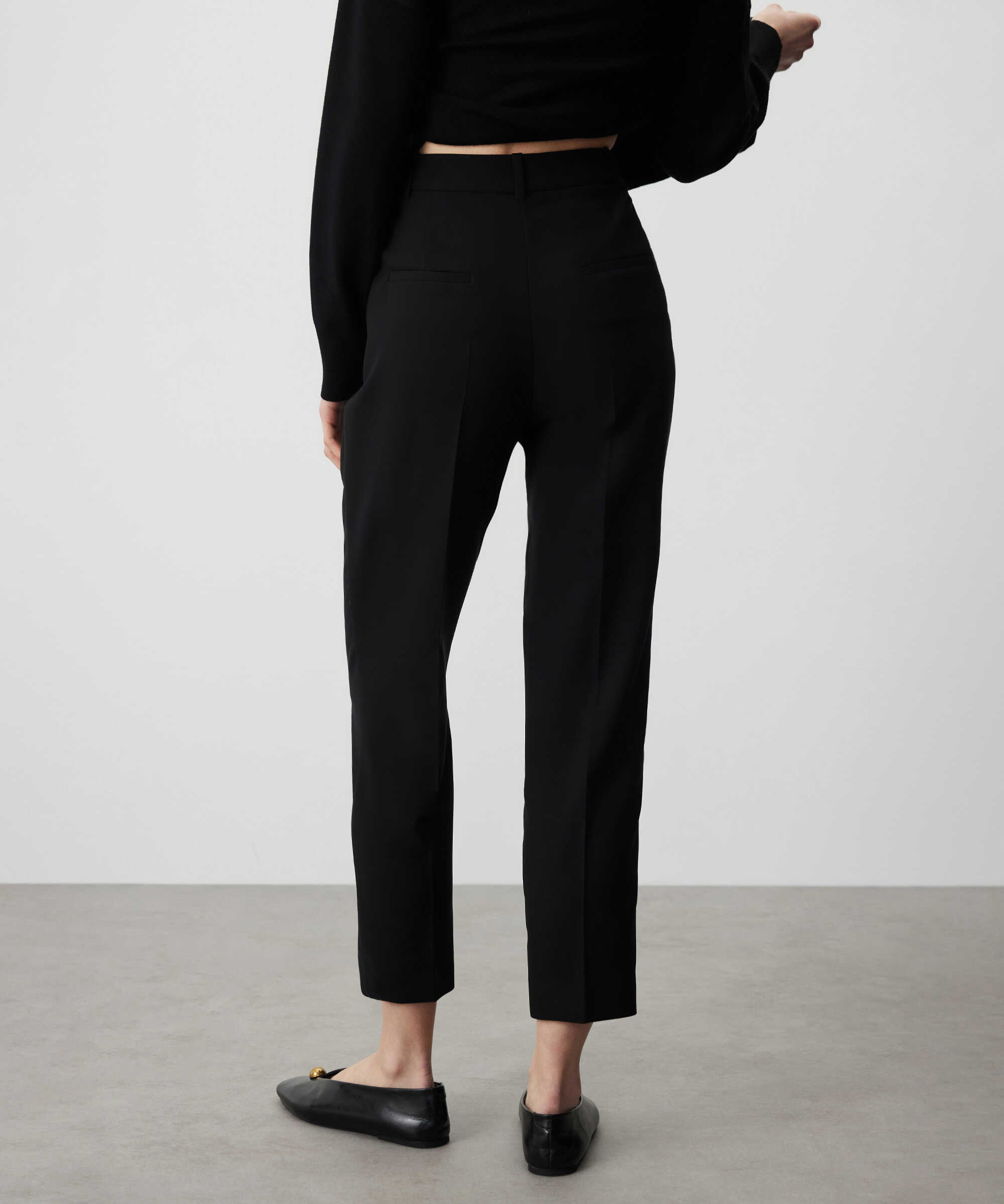Cigarette fit pantolon - IS1260003071001 - Siyah Pantolon