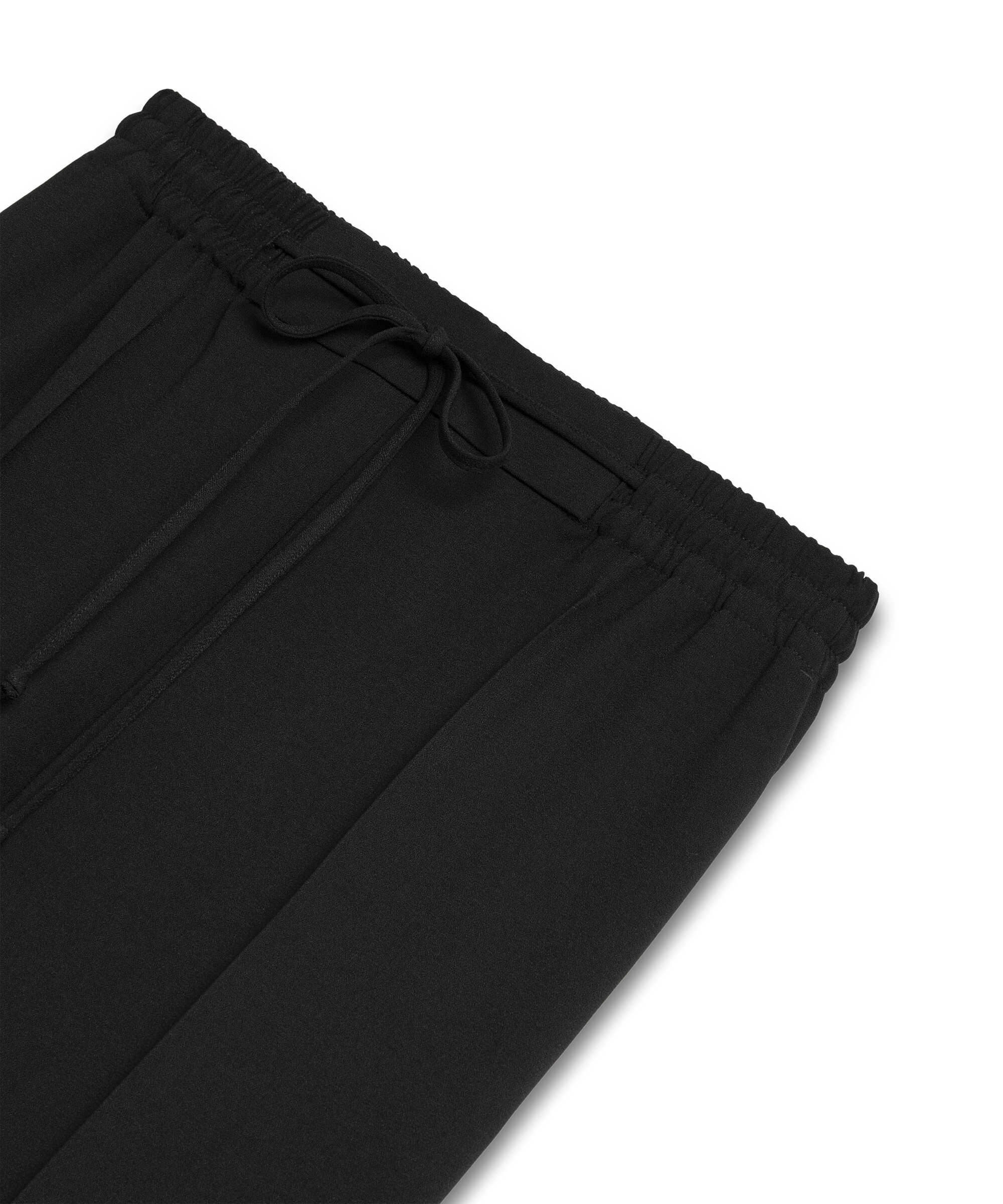 Belden bağlamalı carrot fit pantolon - IS1260003073001 - Siyah Pantolon