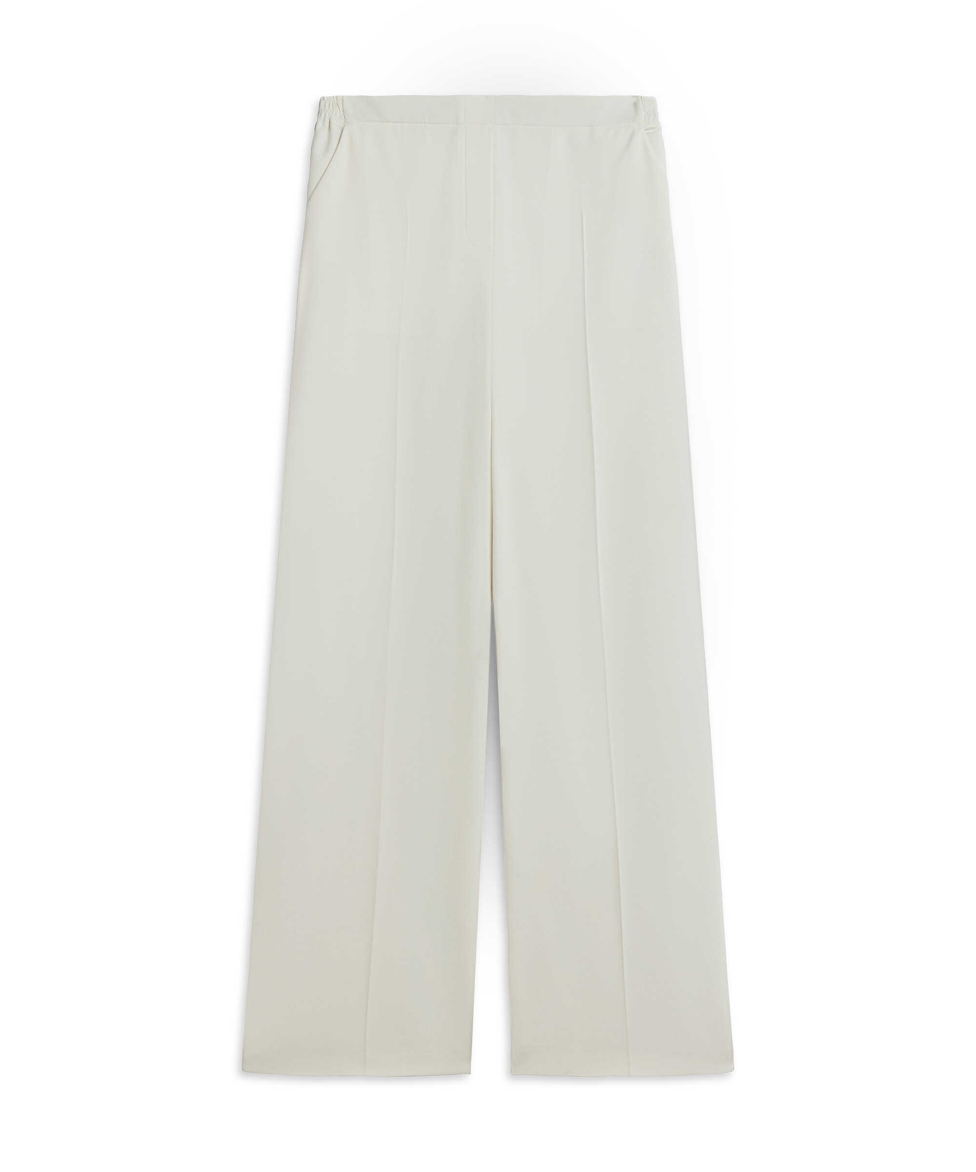 Wide leg fit pantolon - IS1260003074018 - Ekru Pantolon