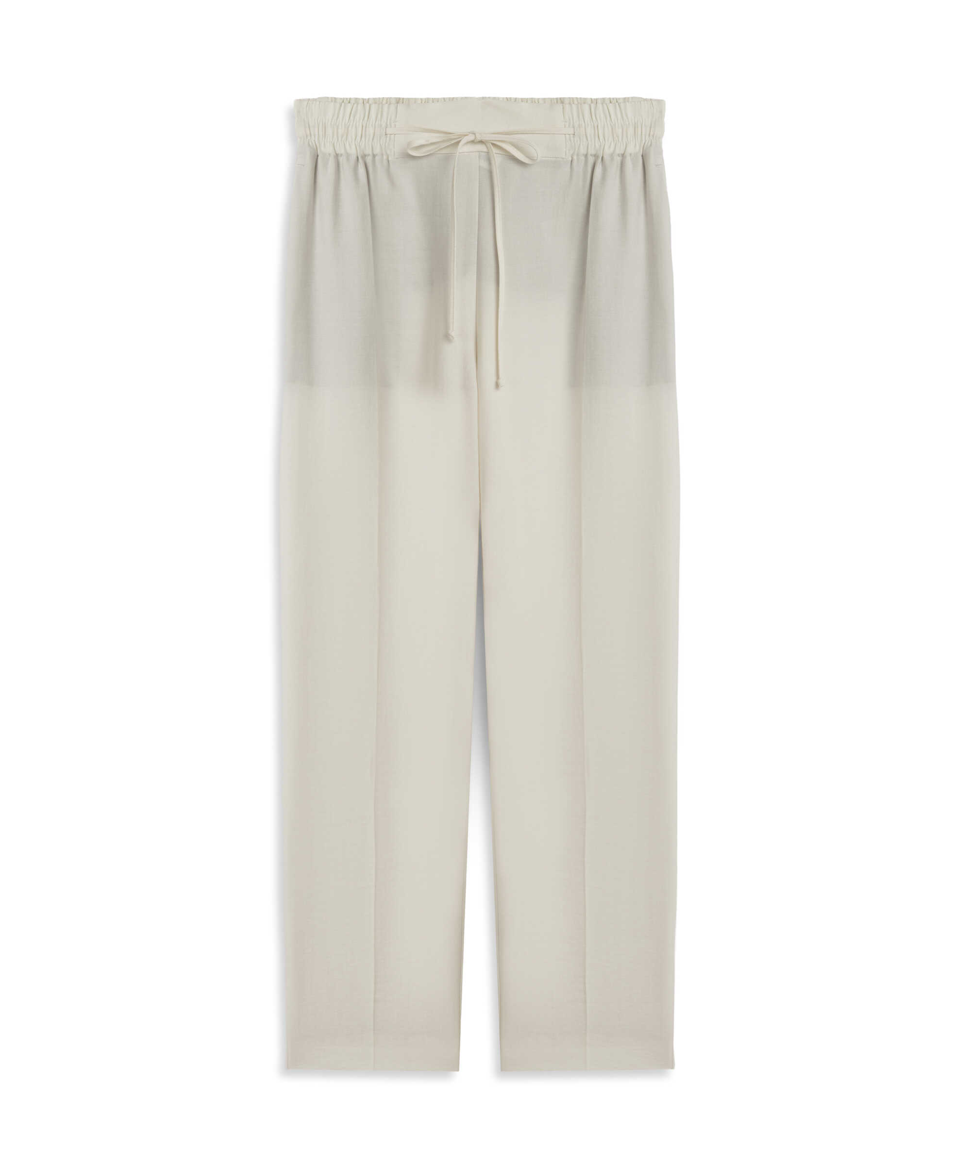 Carrot fit belden bağlamalı pantolon - IS1260003076018 - Ekru Pantolon
