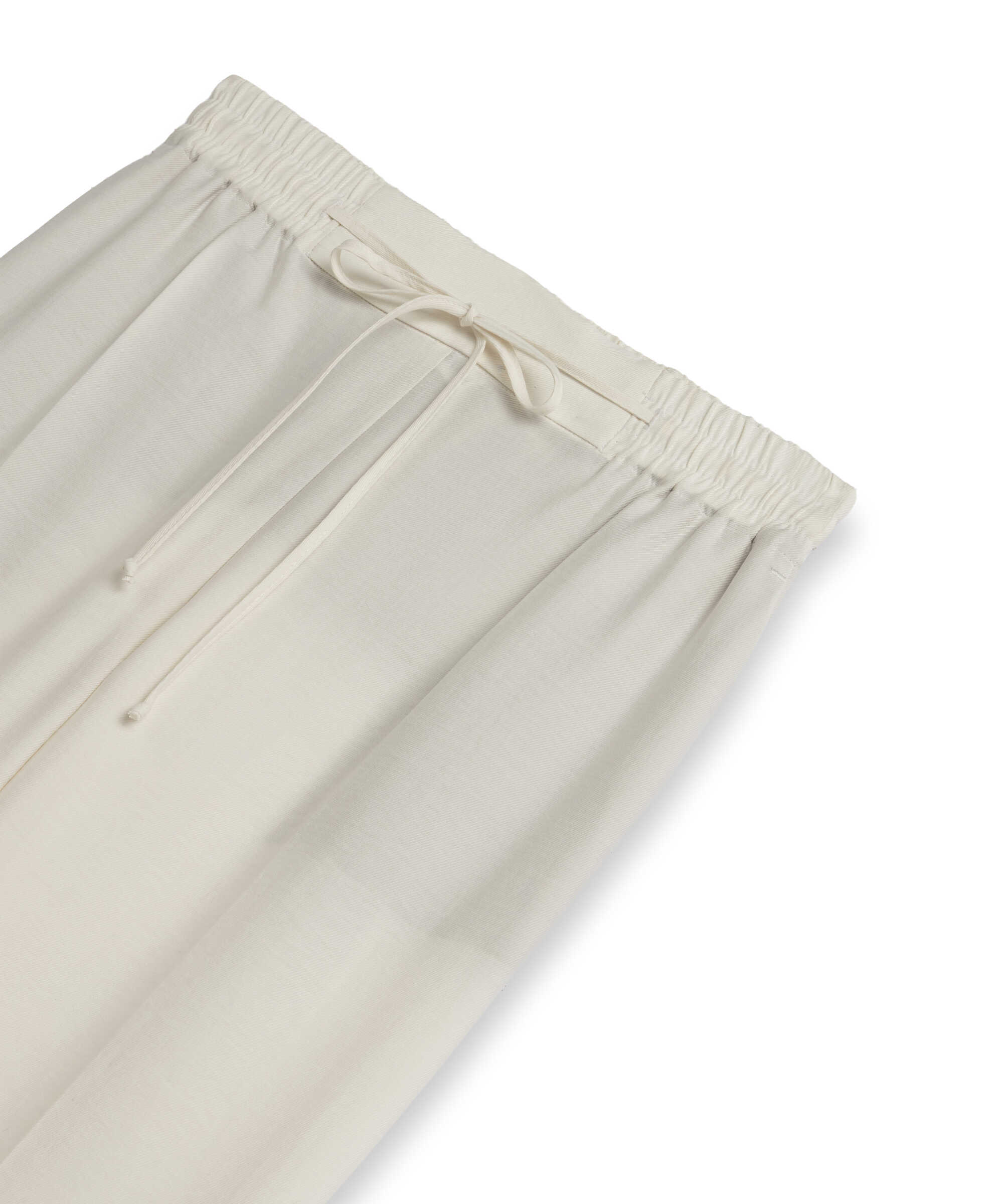 Carrot fit belden bağlamalı pantolon - IS1260003076018 - Ekru Pantolon
