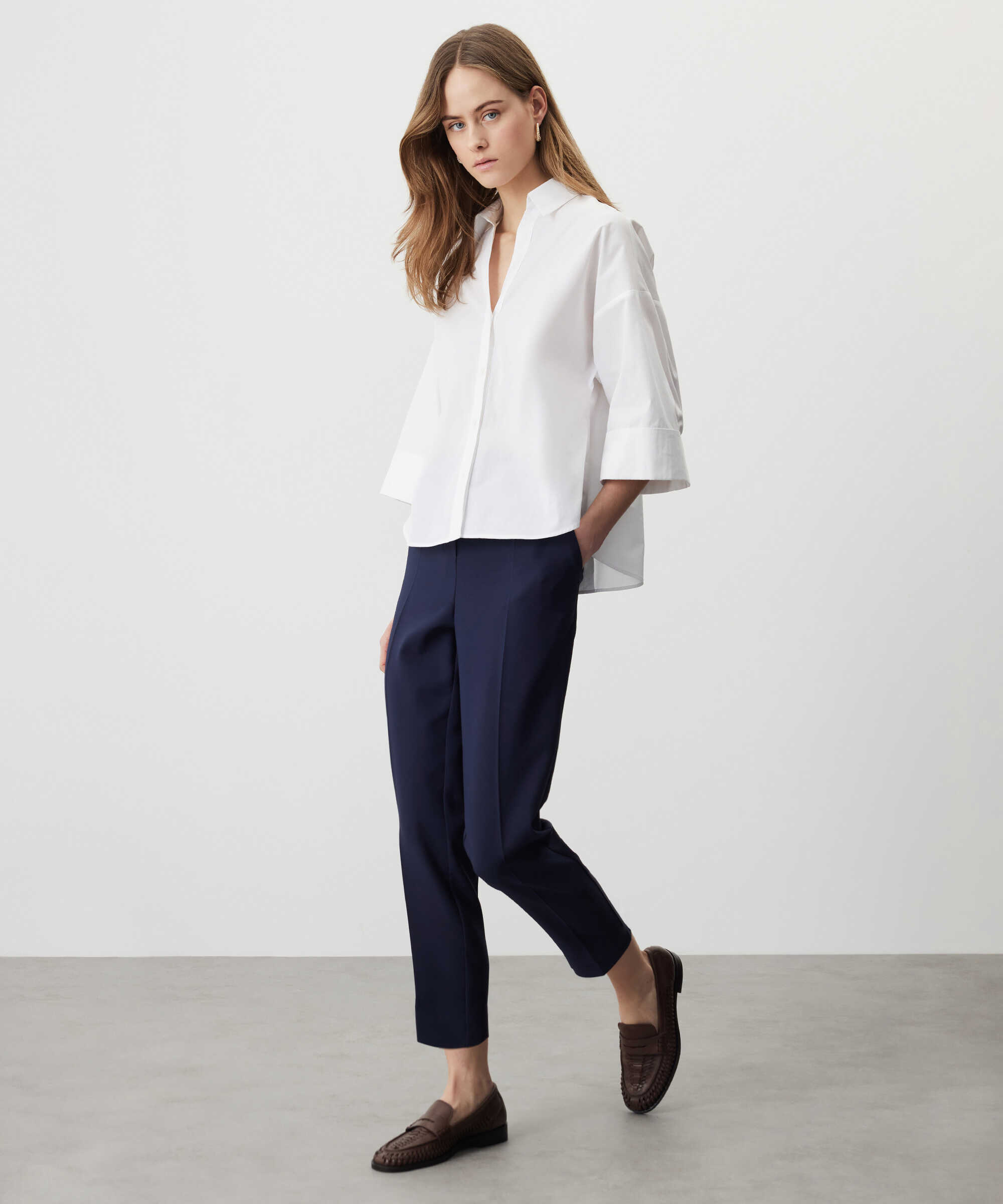Cepli carrot fit pantolon - IS1260003081015 - Lacivert Pantolon