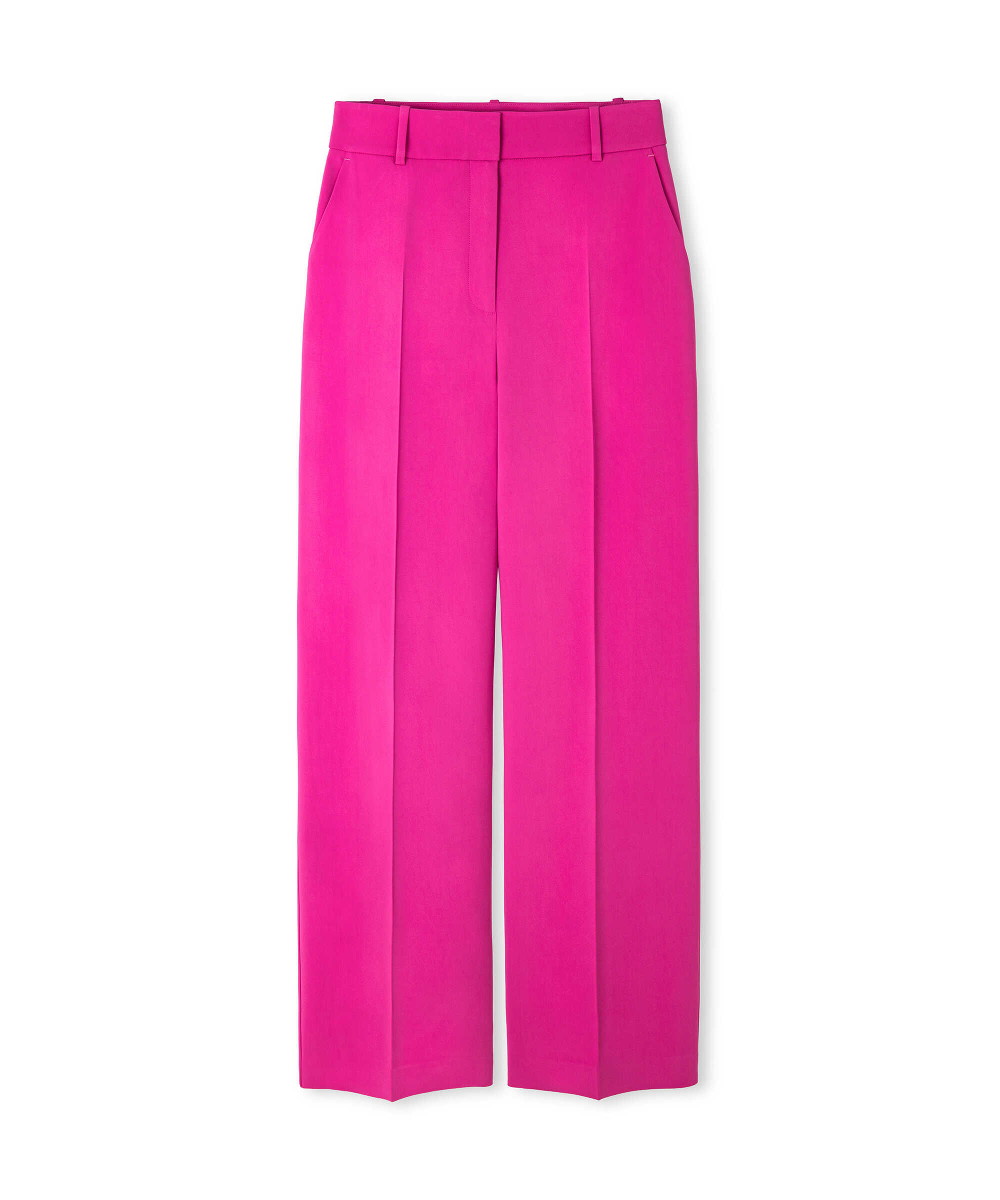 Wide leg fit pantolon - IS1260003118004 - Fuşya Pantolon