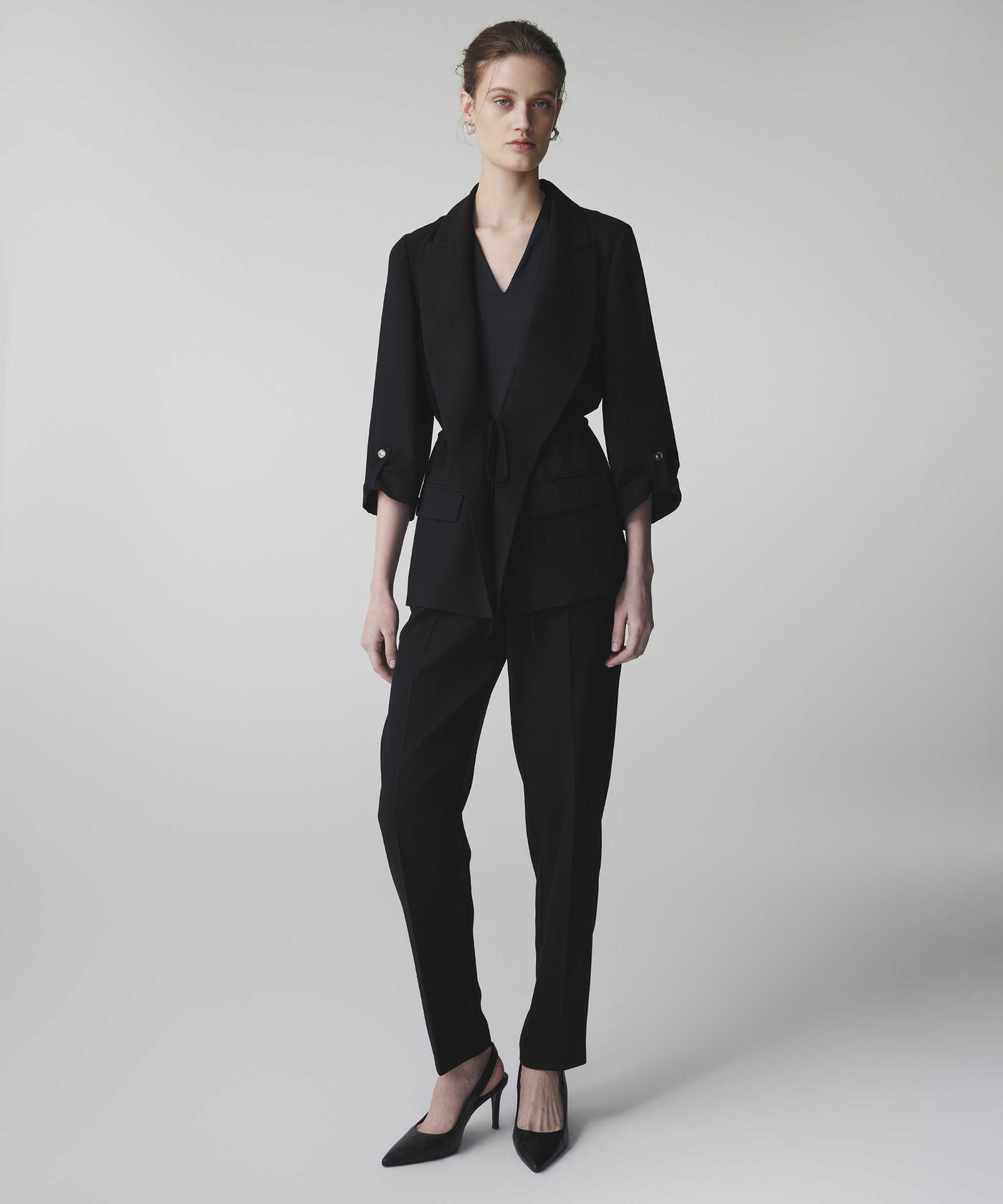 Elastik bel pantolon - IS1260003150001 - Siyah Pantolon