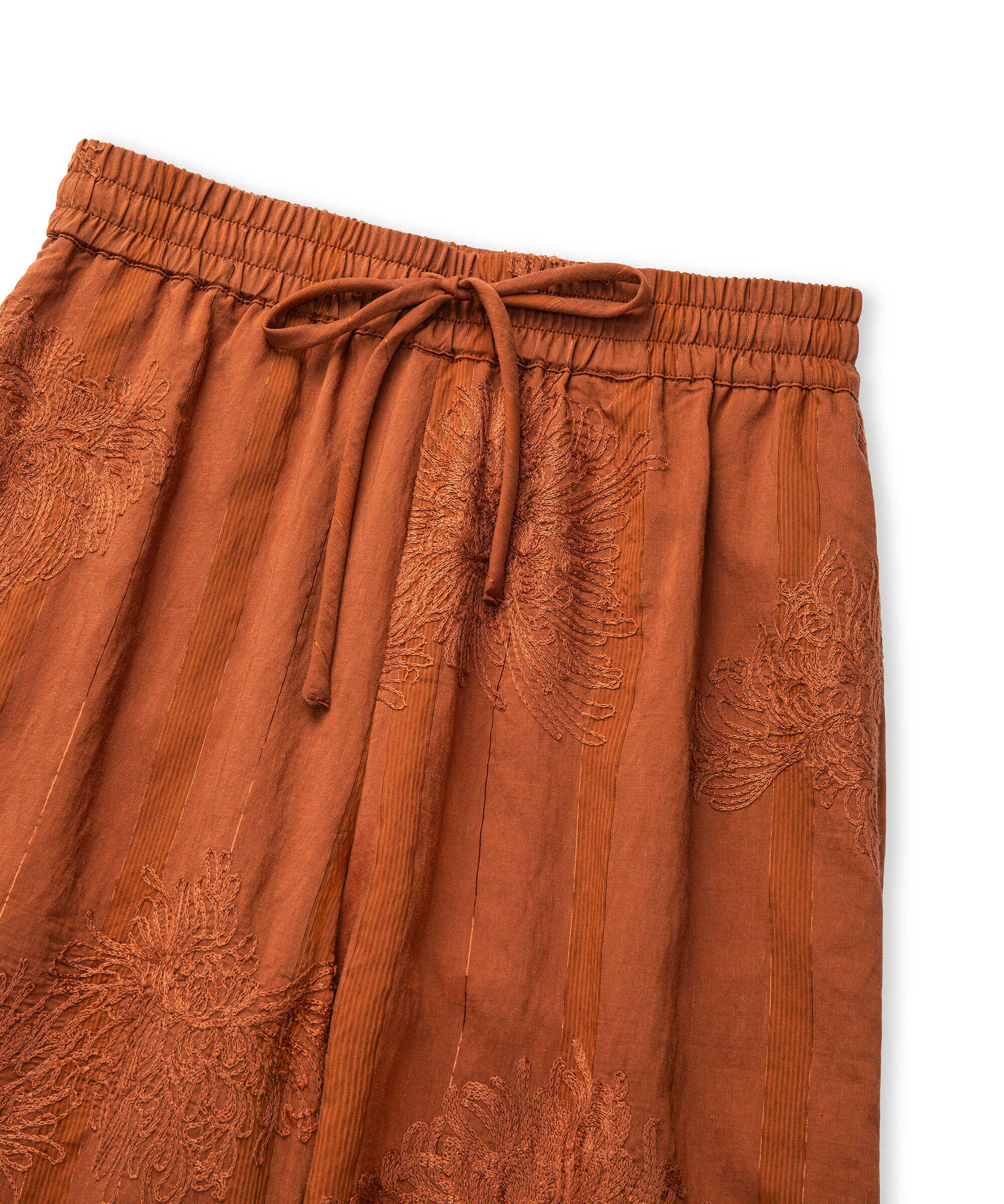 Çiçek nakışlı pantolon - IS1260003153048 - Tarçın Pantolon