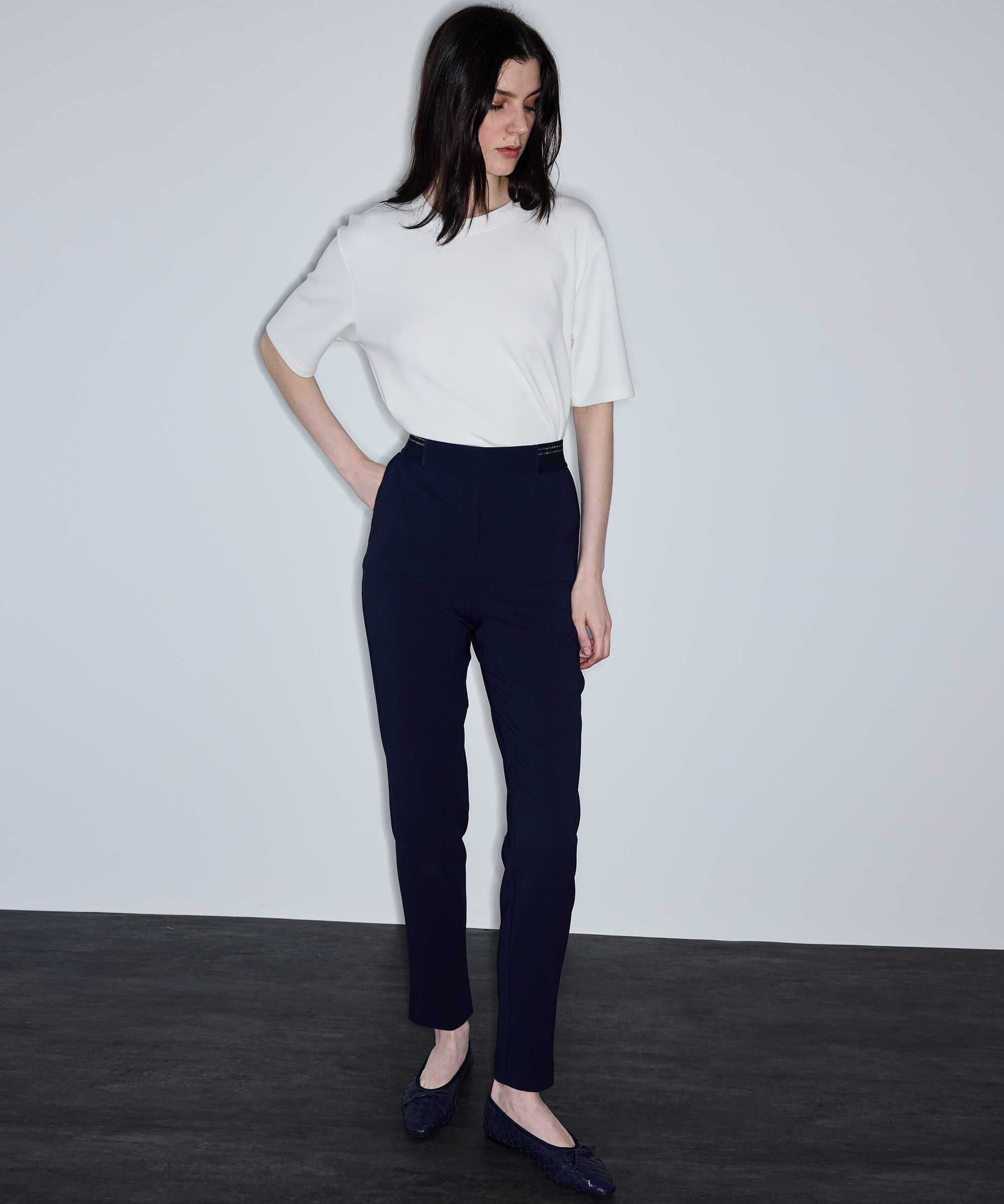 Lurex bel pantolon - IS1260003160015 - Lacivert Pantolon