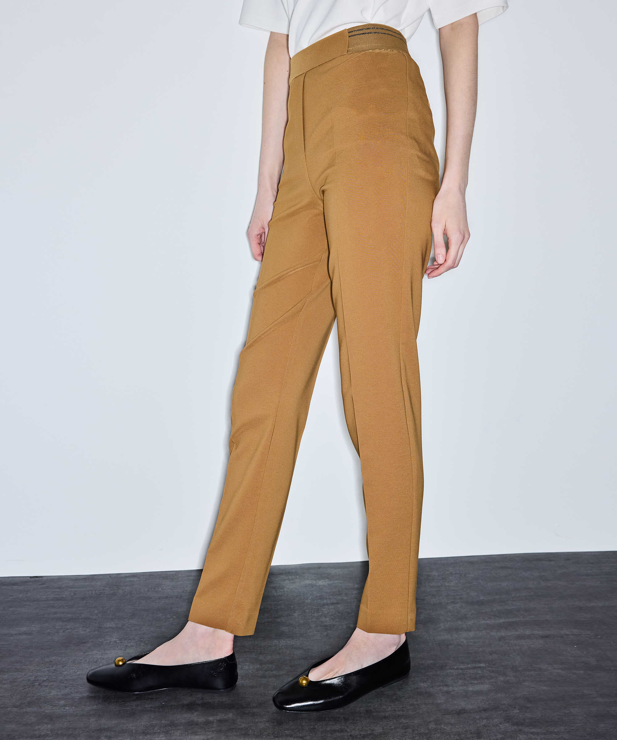 Lurex bel pantolon - IS1260003160053 - Tütün Pantolon