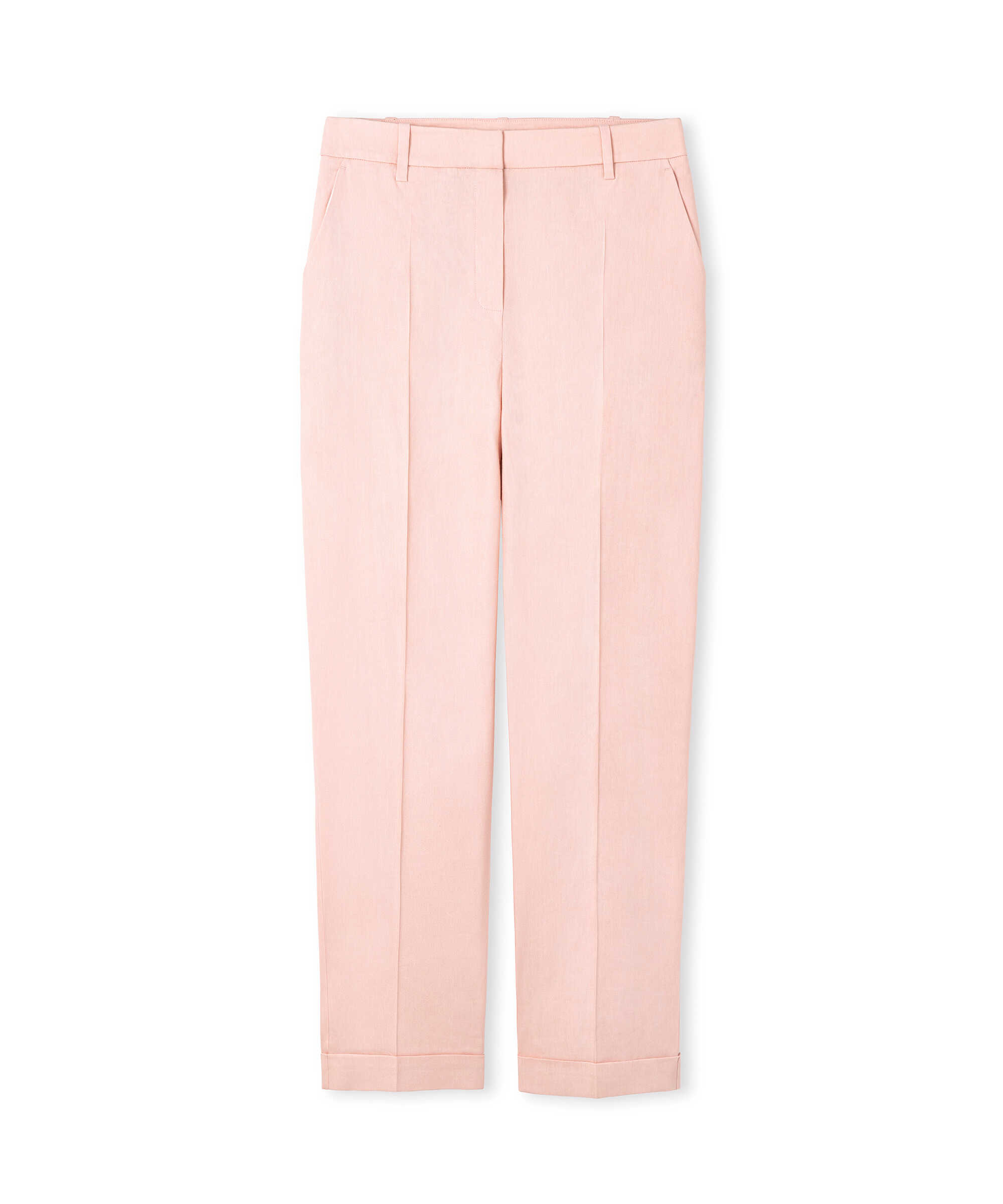 Duble paça cigarette pantolon - IS1260003216093 - Açık Pembe Pantolon