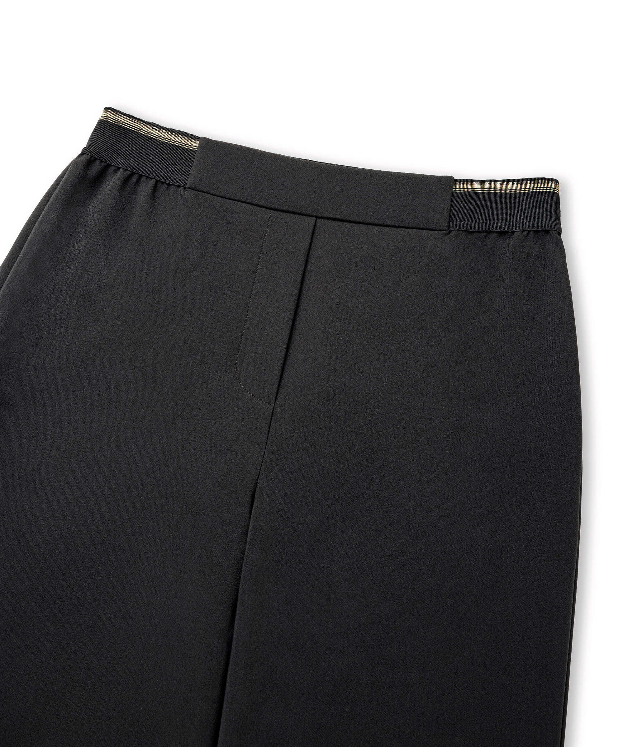 Lurex bel skinny fit pantolon - IS1260003250001 - Siyah Pantolon