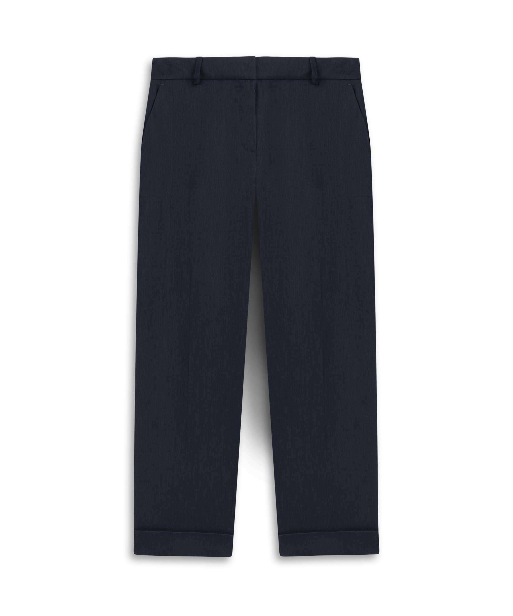 Ütü izli duble paça pantolon - IS1260003373015 - Lacivert Pantolon