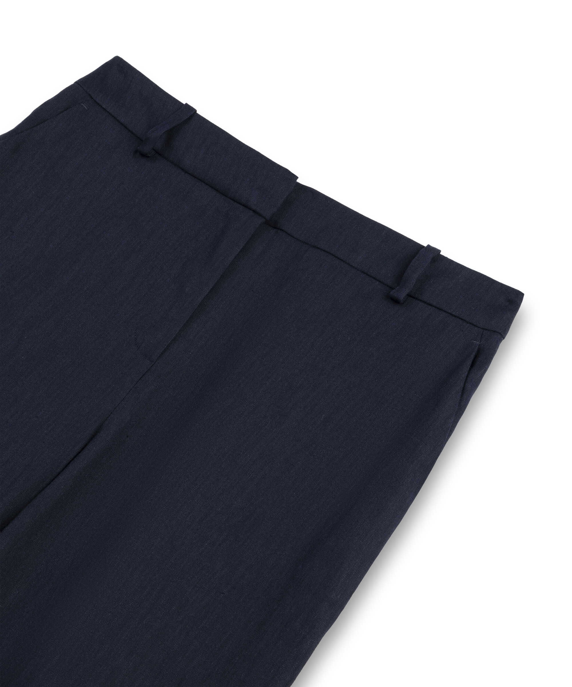 Ütü izli duble paça pantolon - IS1260003373015 - Lacivert Pantolon
