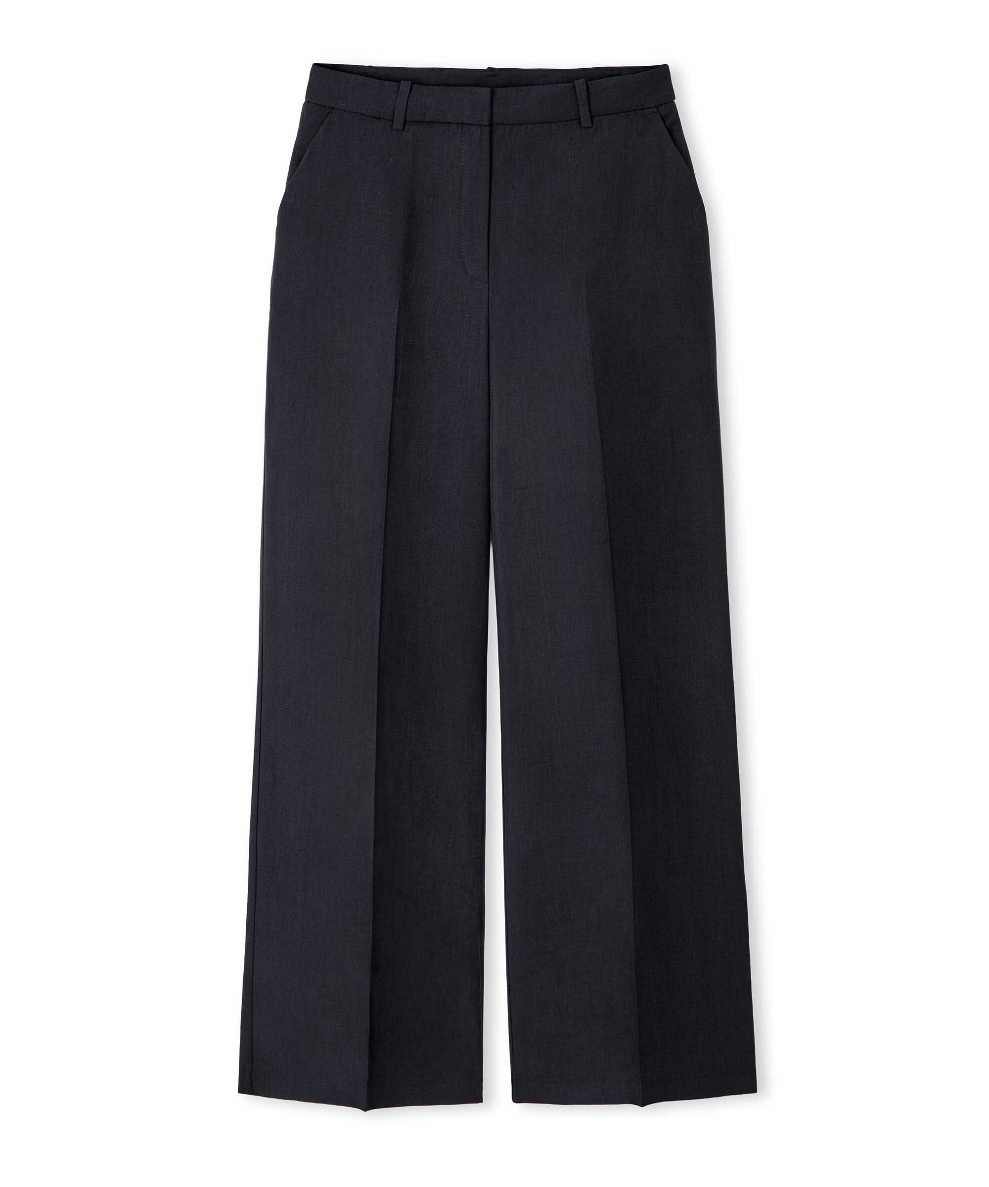 Wide leg pantolon - IS1260003412001 - Siyah Pantolon