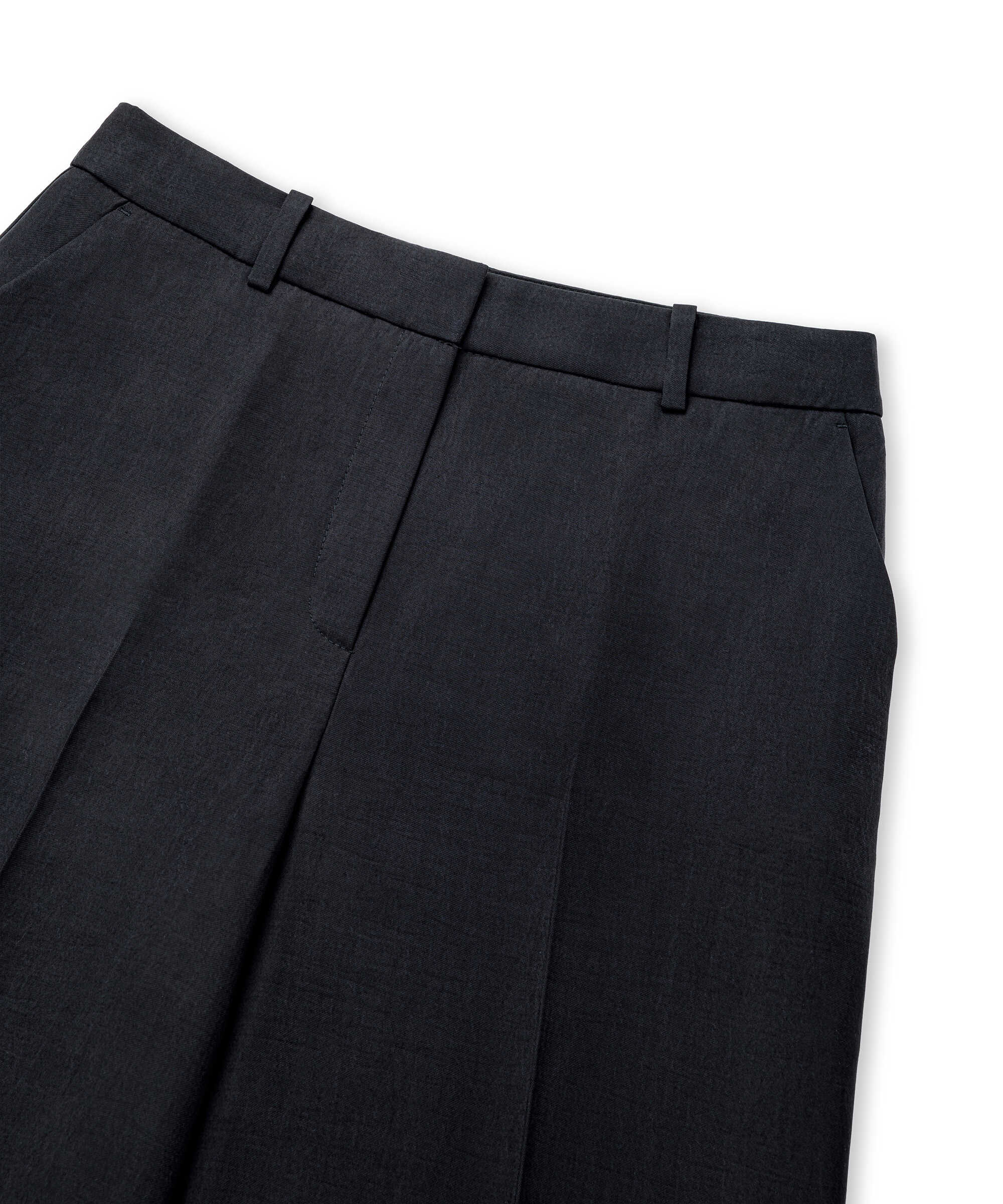 Wide leg pantolon - IS1260003412001 - Siyah Pantolon