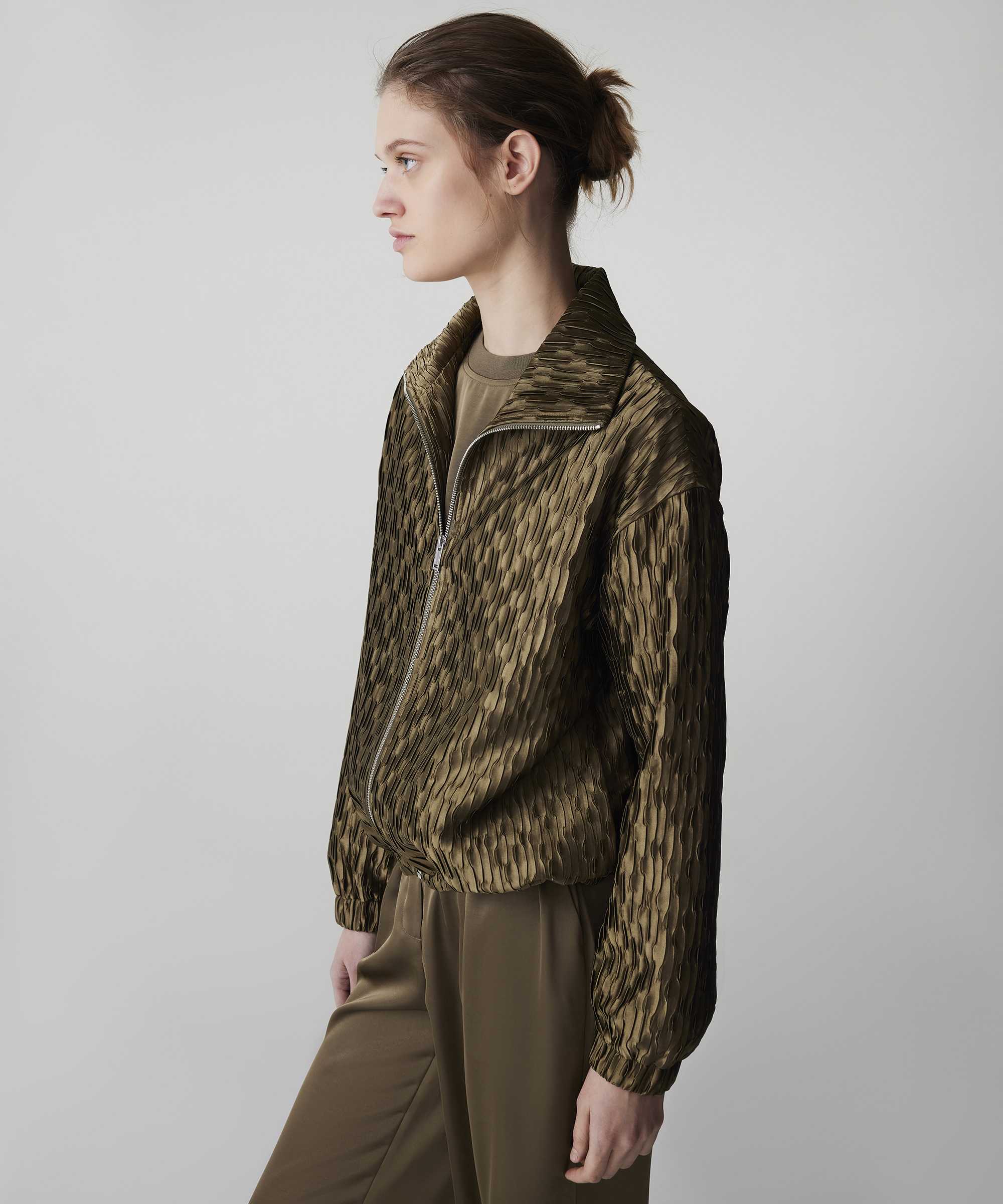 Dokulu bomber mont - IS1260012027022 - Haki Mont