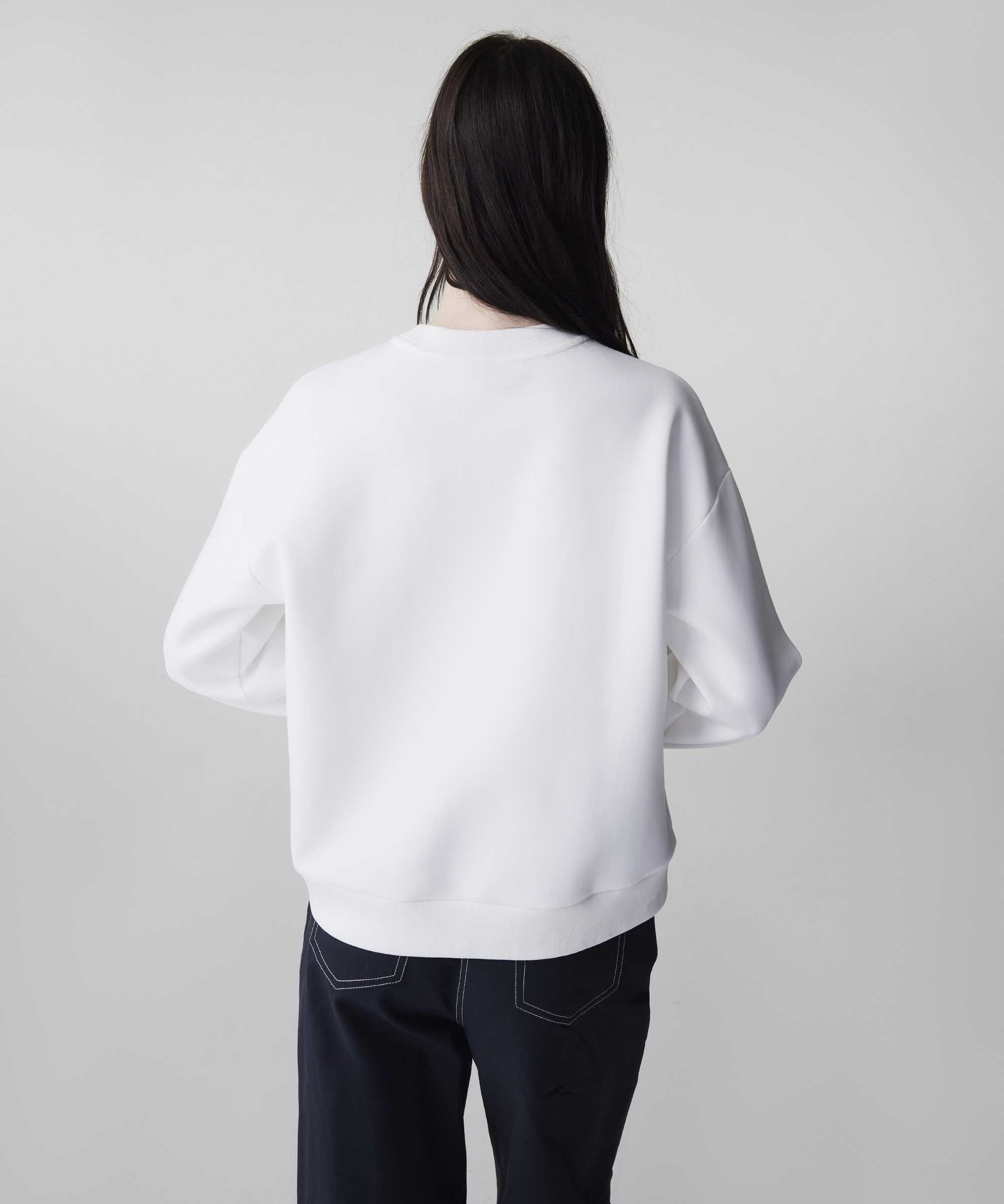 Nakışlı sweatshirt - IS1260091006002 - Beyaz Sweatshirt