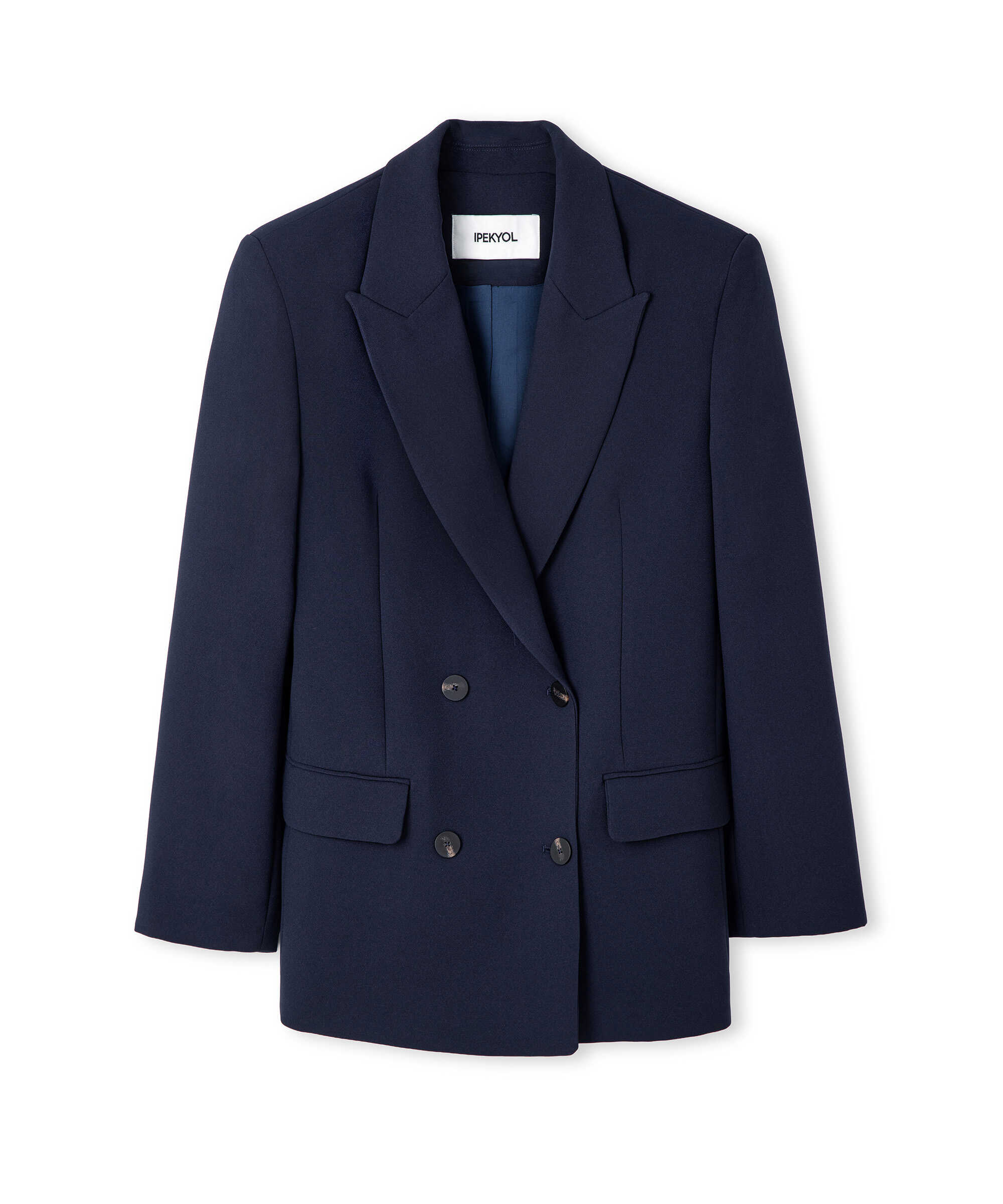 Cep kapaklı blazer  - IS1260106065015 - Lacivert Blazer