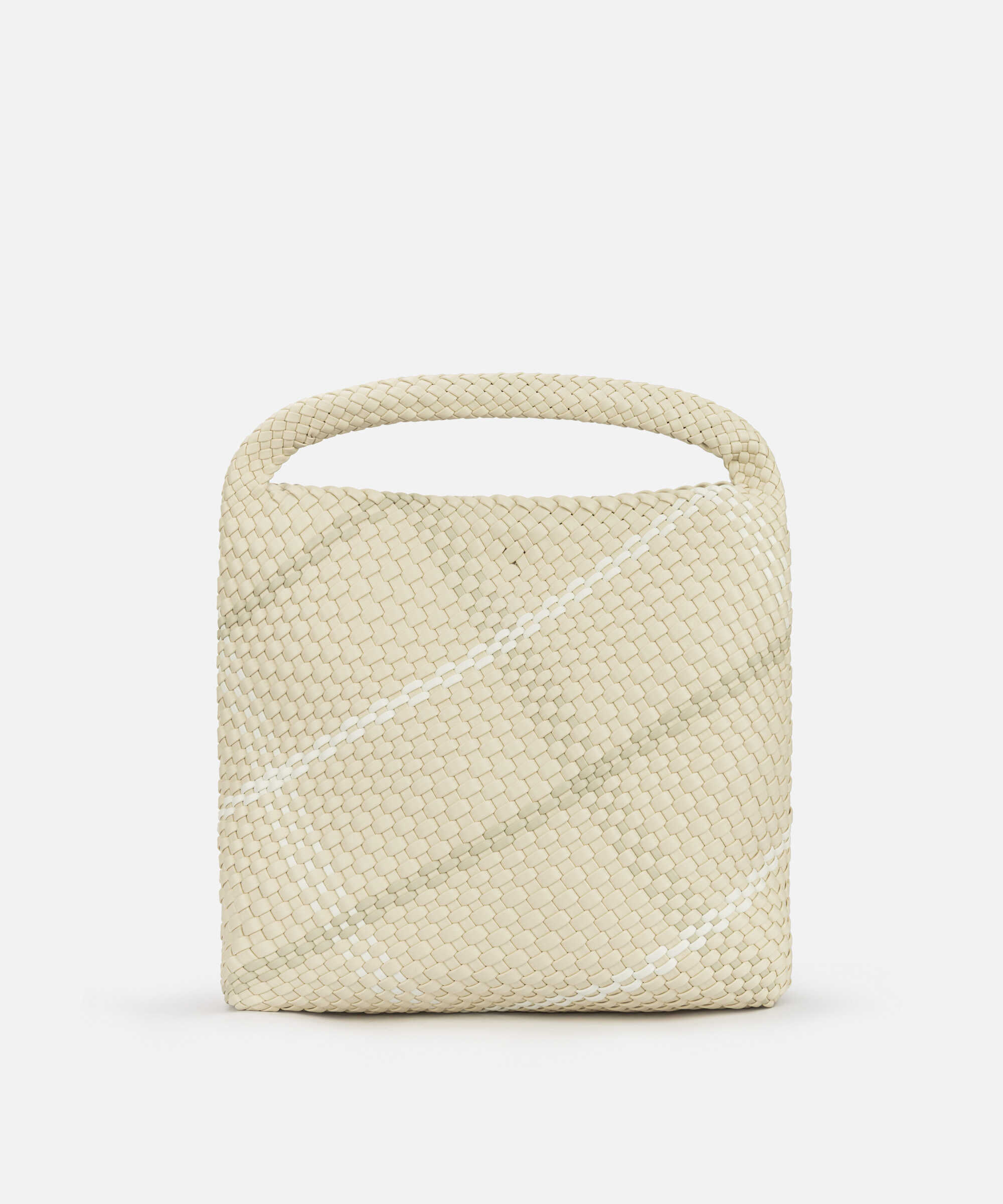 Lattice slouchy çanta - IS1260052101082 - Krem Çanta