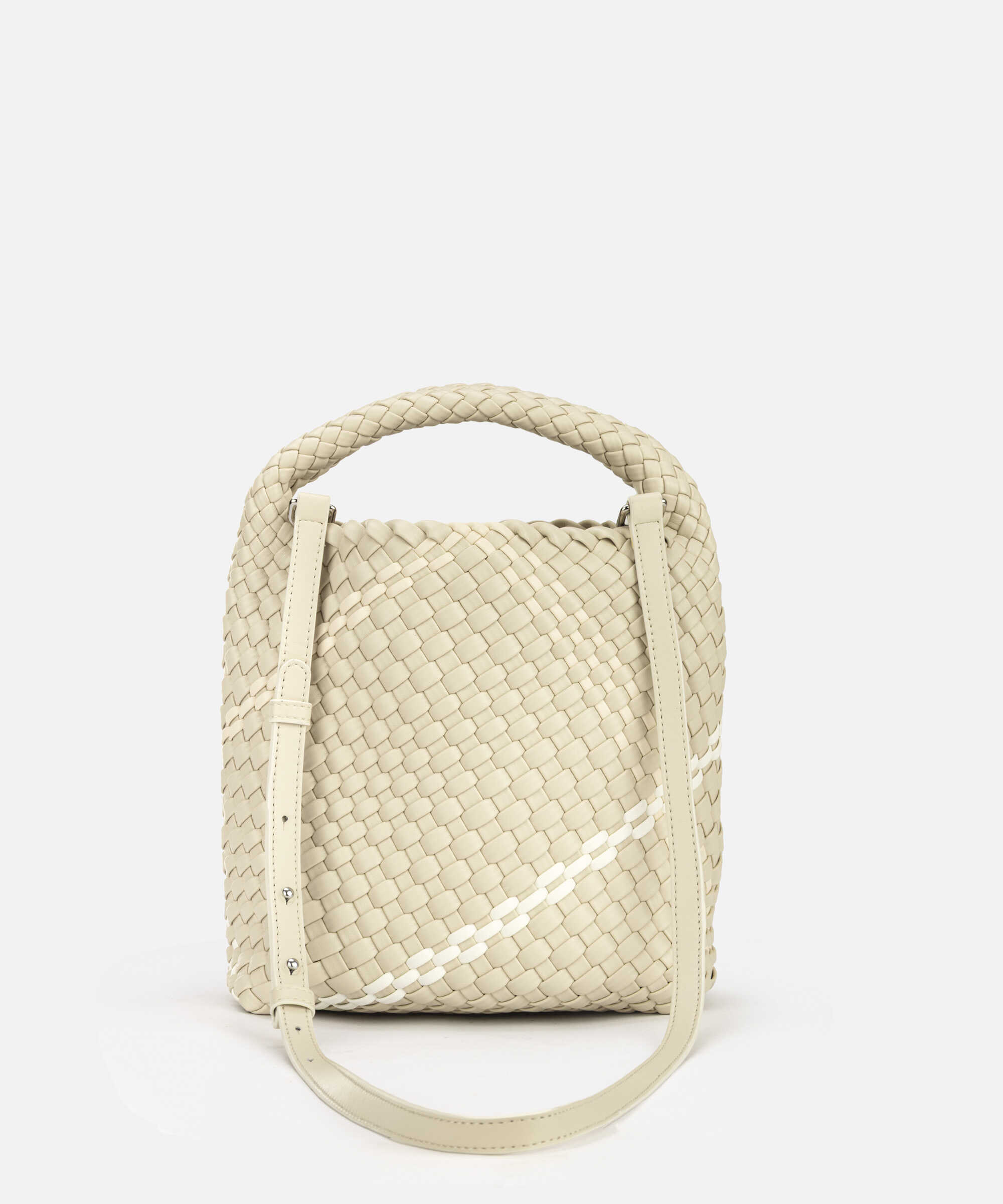 Lattice slouchy small çanta - IS1260052105030 - Taş Çanta
