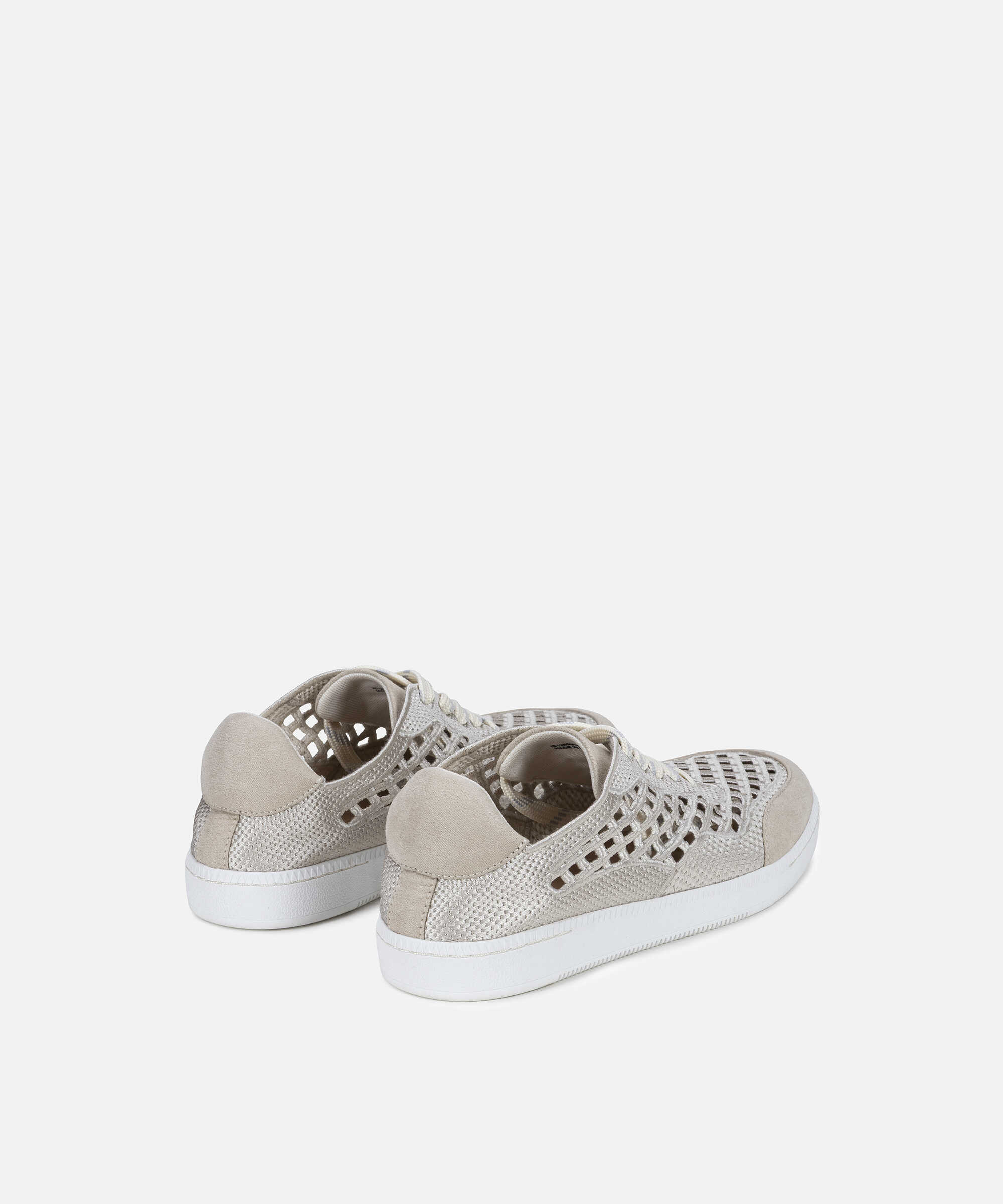Bağcıklı cutout sneaker - IS1260062006023 - Bej Sneaker