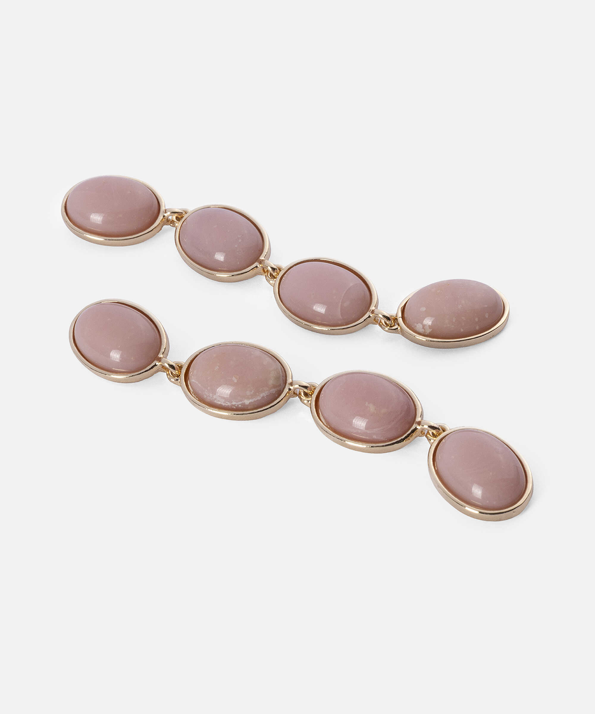 Reçineli sallantılı küpe - IS1260068046033 - Pembe Küpe
