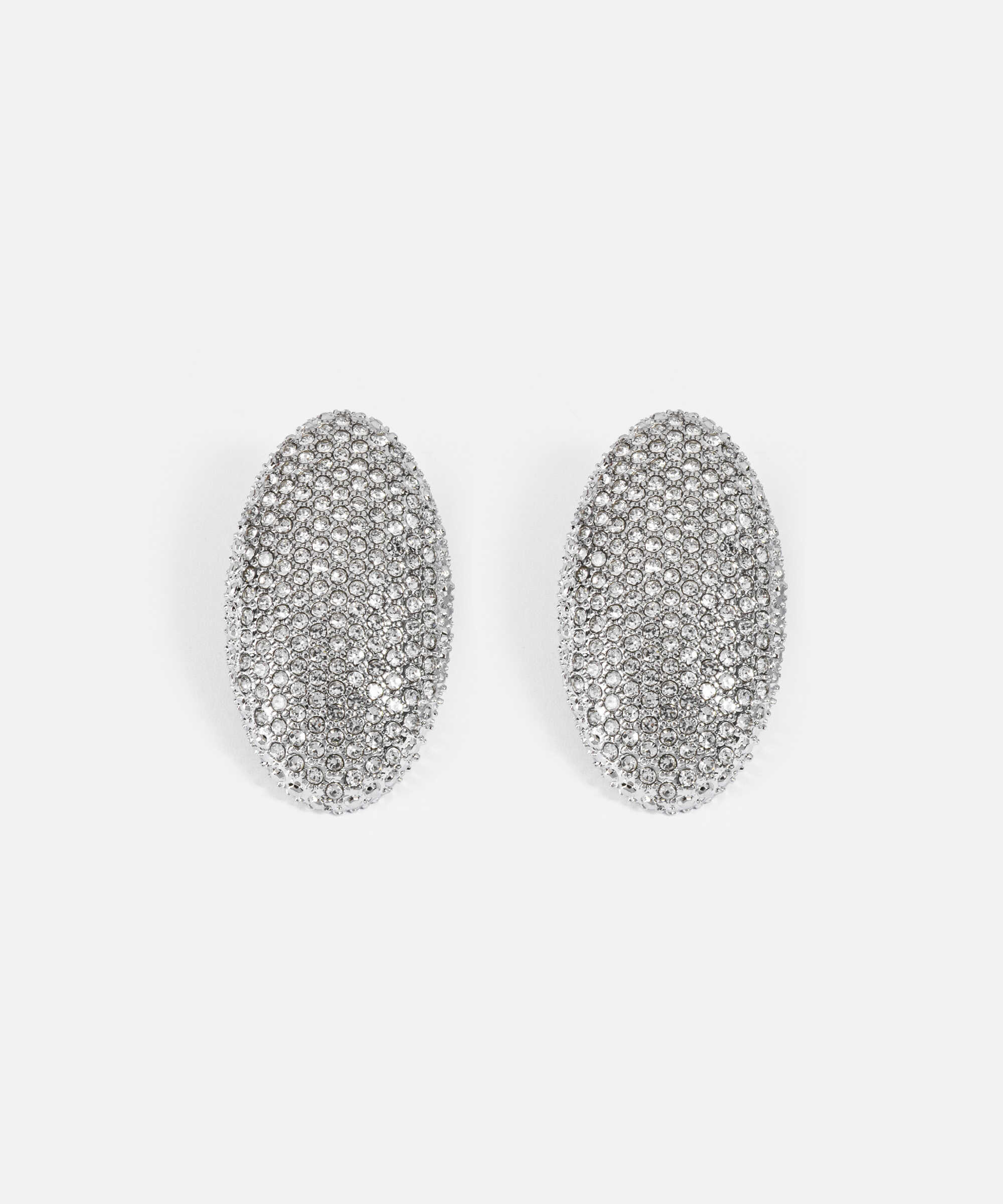 Strass taşlı küpe - IS1260068148122 - Gümüş Küpe