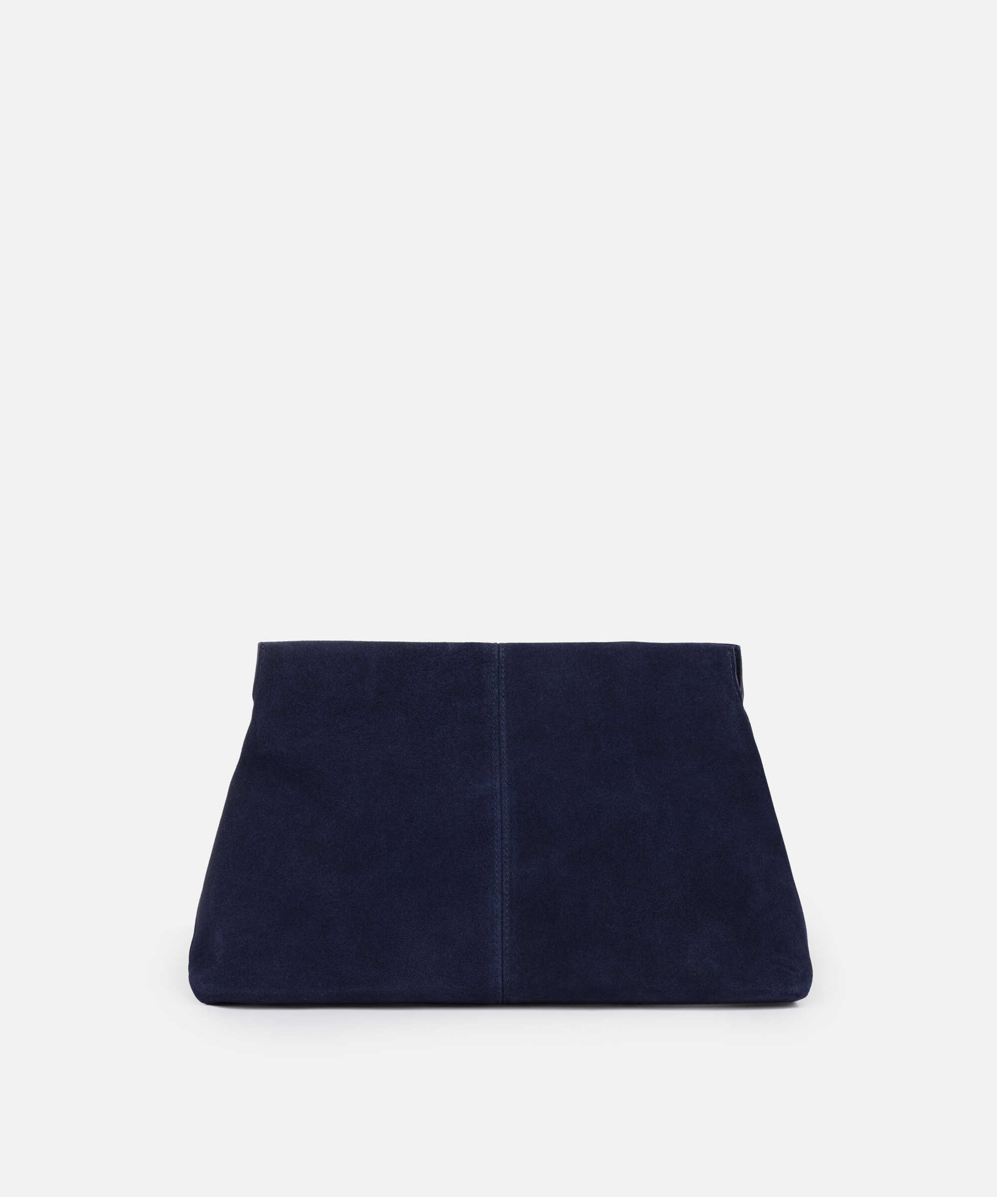 Boho süet clutch - IS1260121001015 - Lacivert Clutch