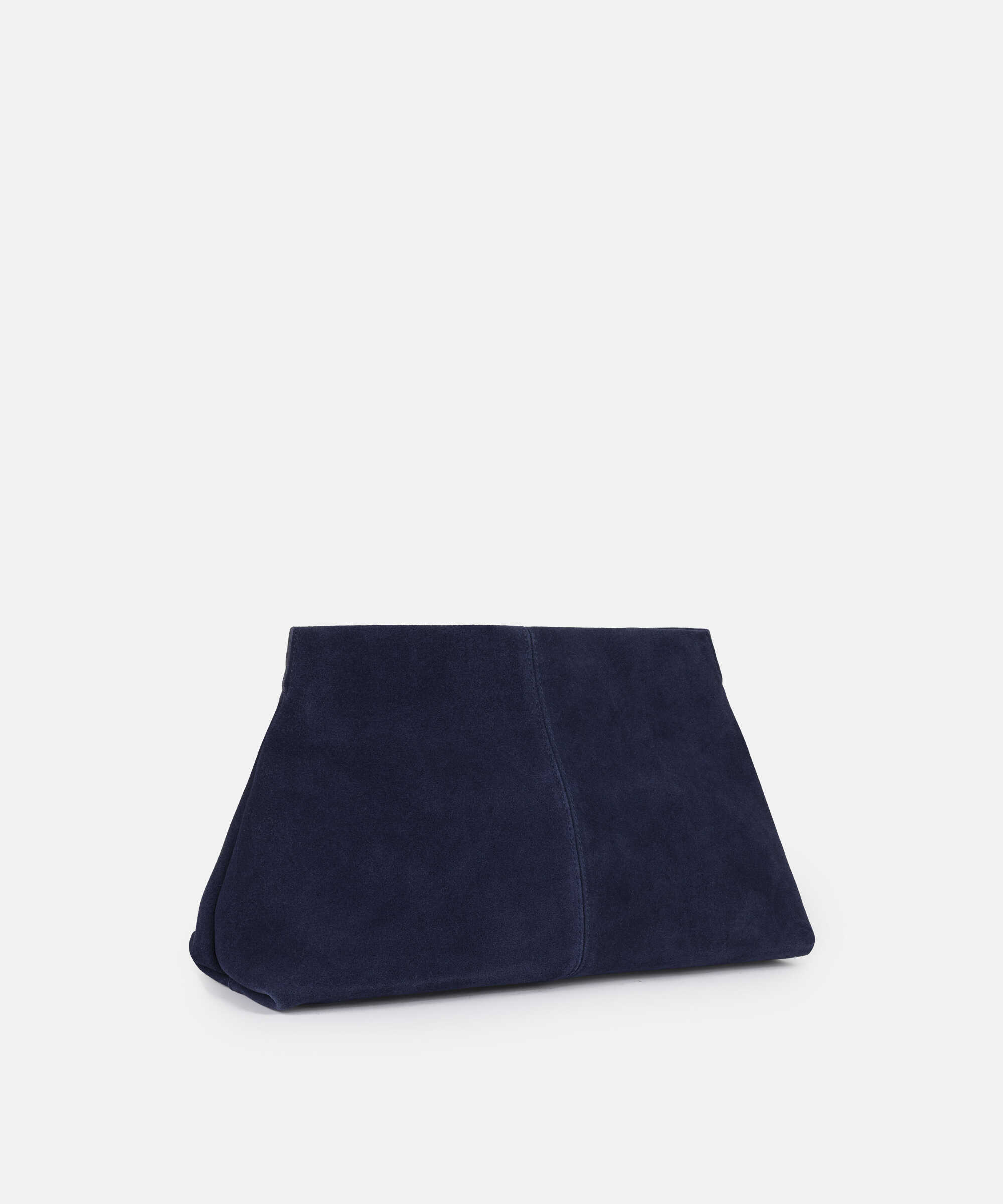 Boho süet clutch - IS1260121001015 - Lacivert Clutch