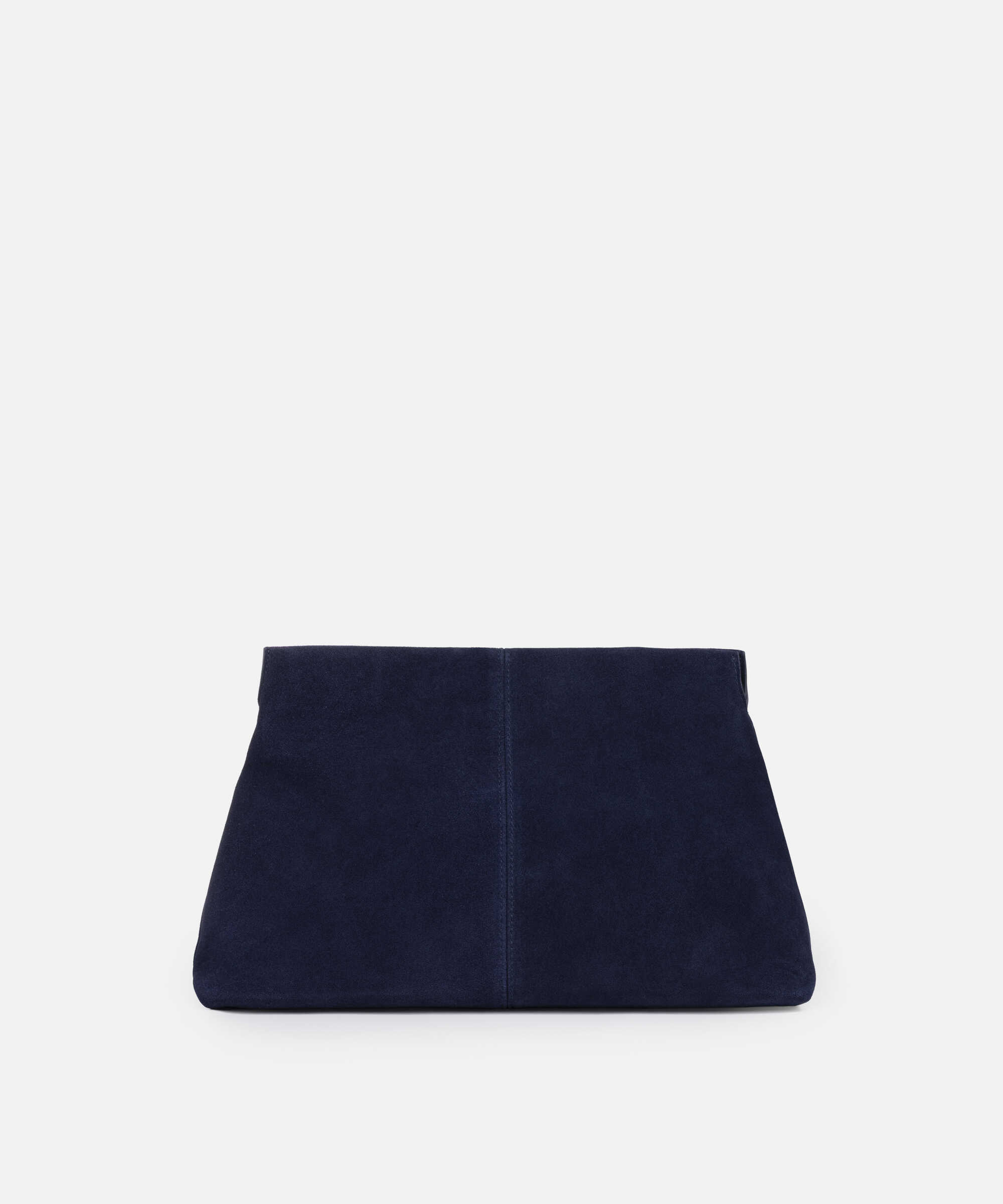 Boho süet clutch - IS1260121001015 - Lacivert Clutch