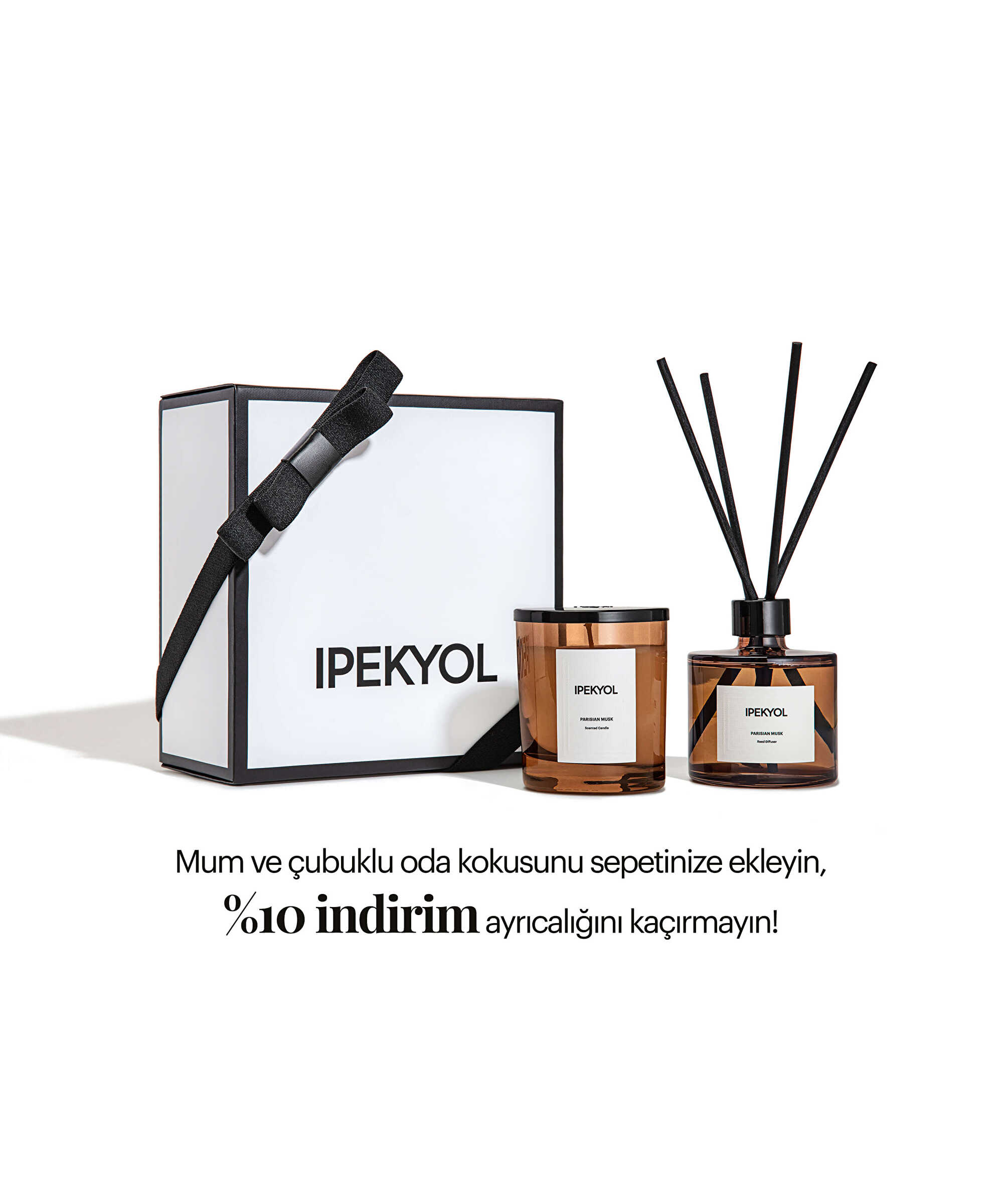 PARISIAN MUSK kokulu mum 200 g - I00000027003003 - Natürel Mum